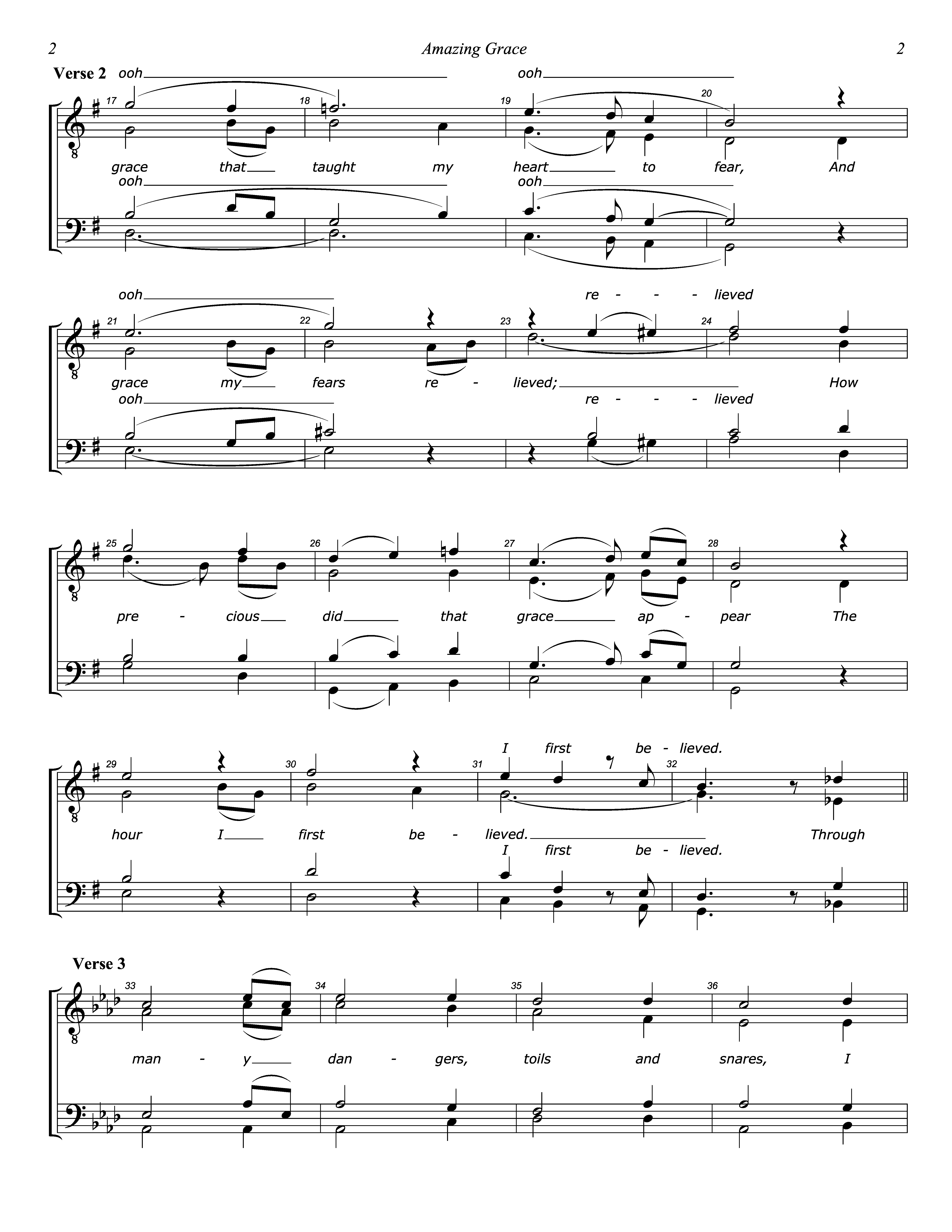 Amazing Grace page 2