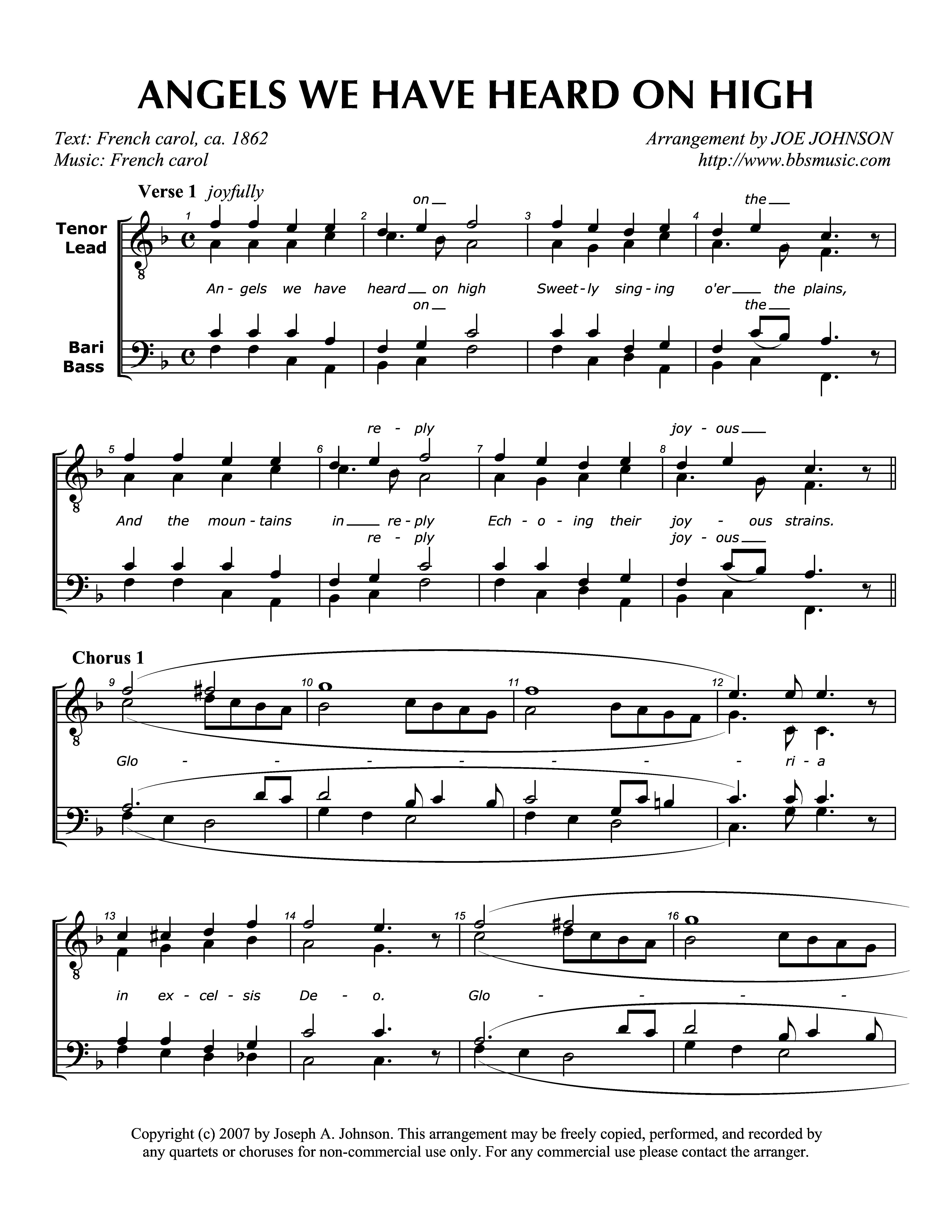 Angels We Have Heard page 1