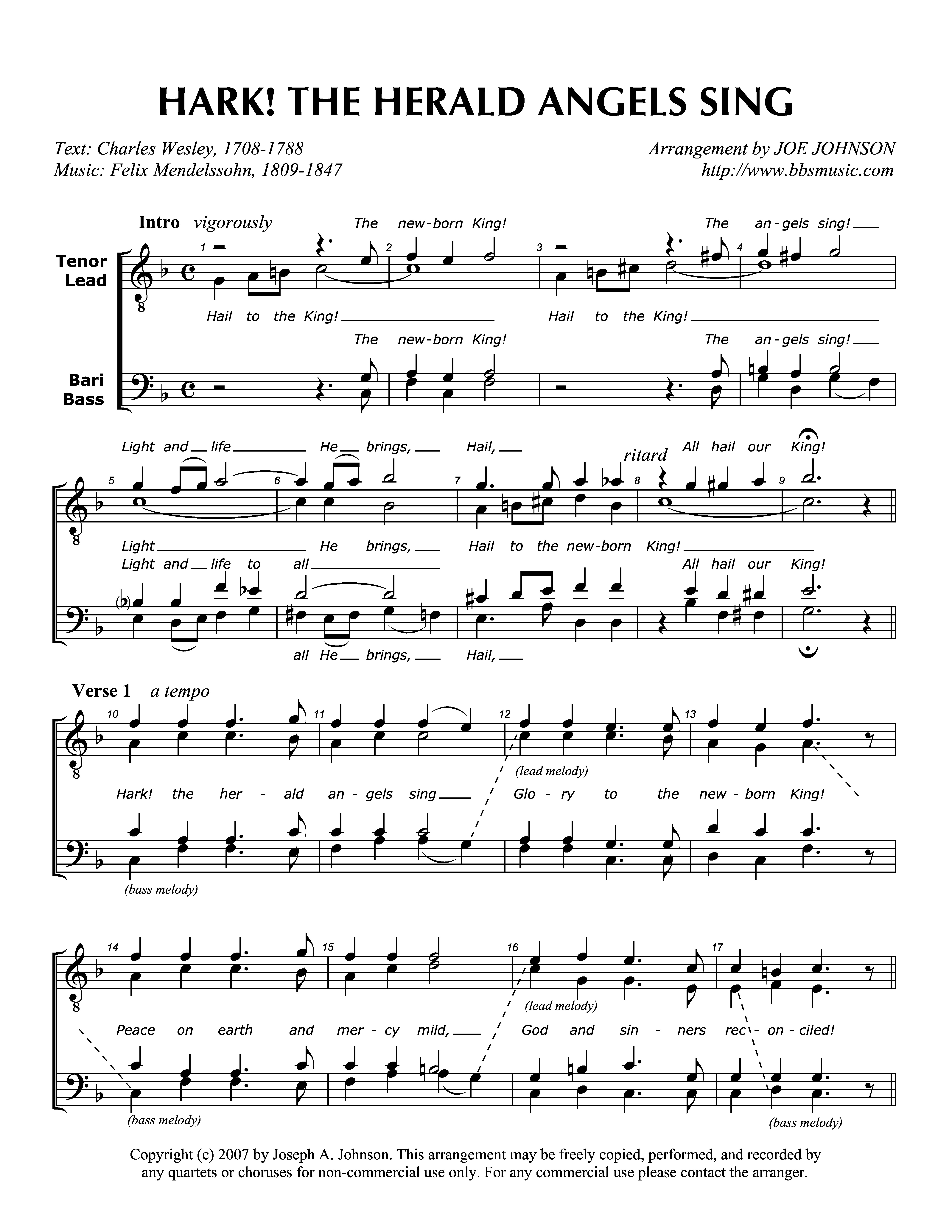 Herald Angels page 1