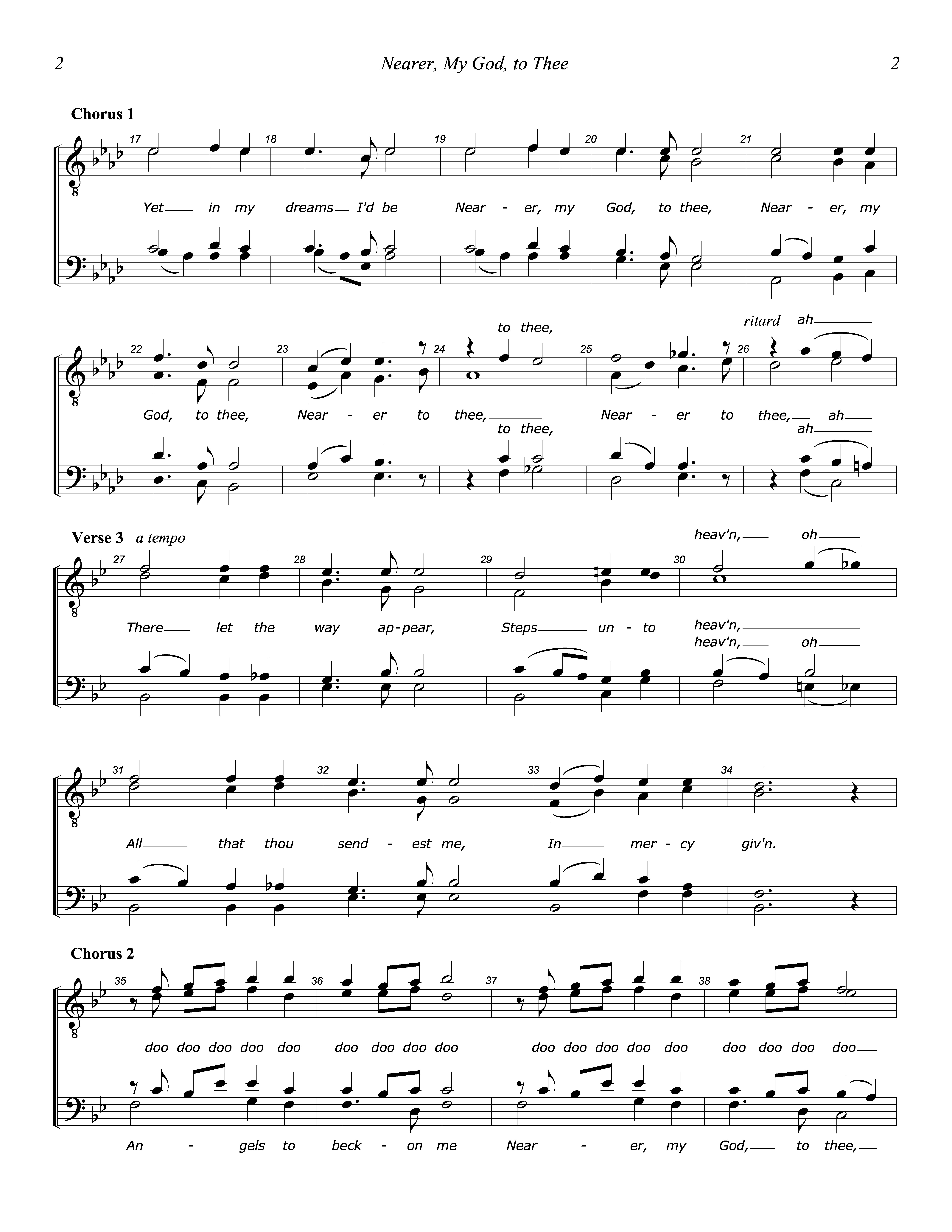 Nearer, My God, to Thee page 2
