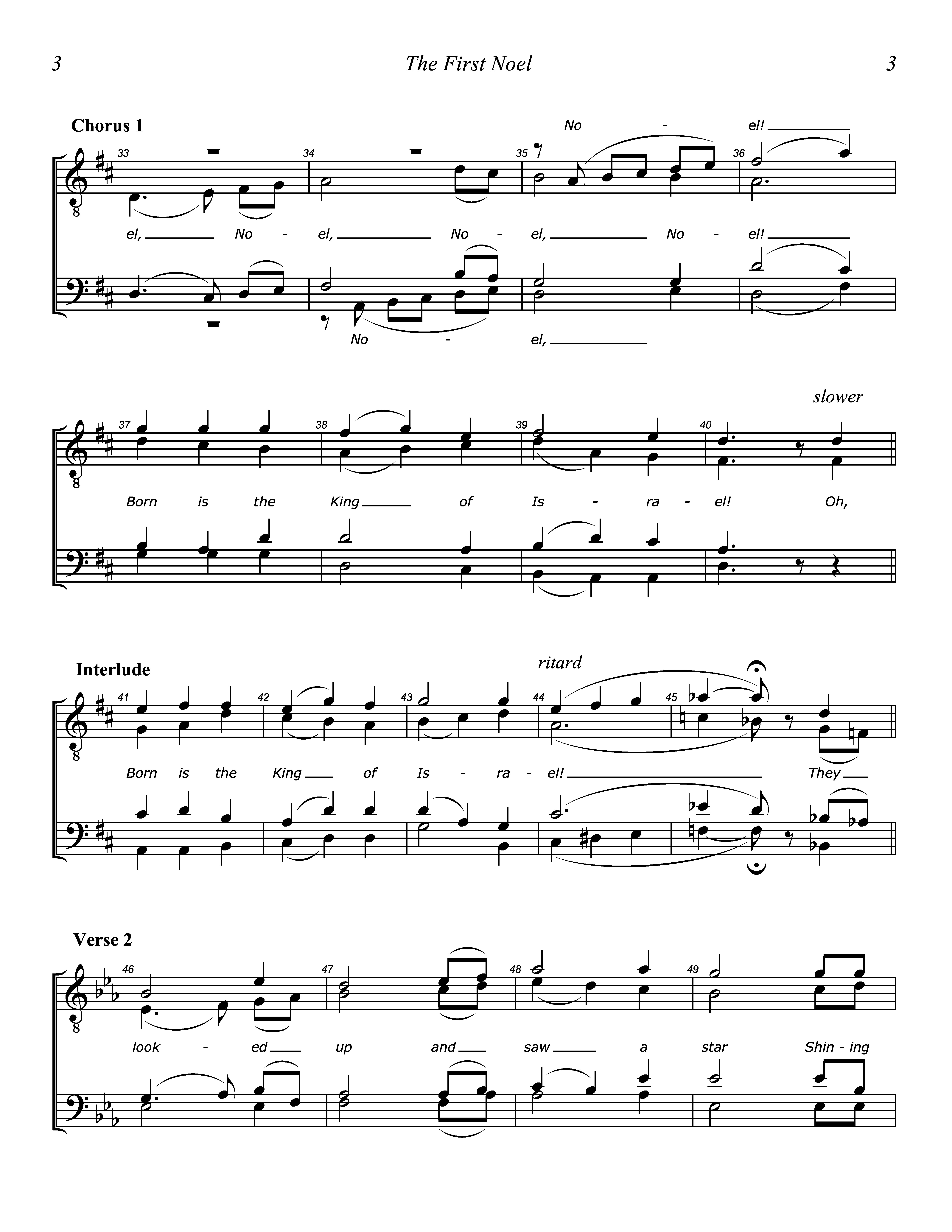 The First Noel page 3