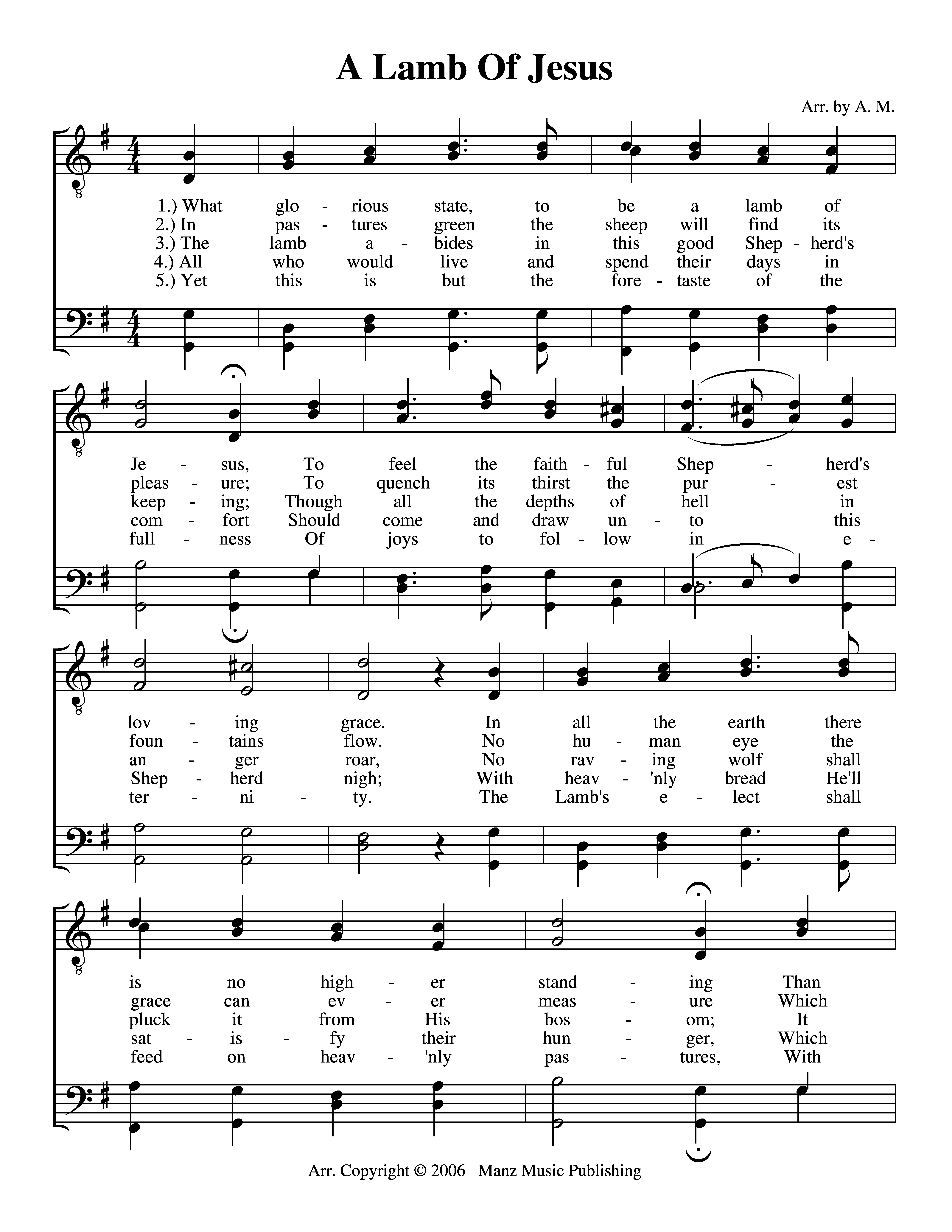 A Lamb Of Jesus page 1