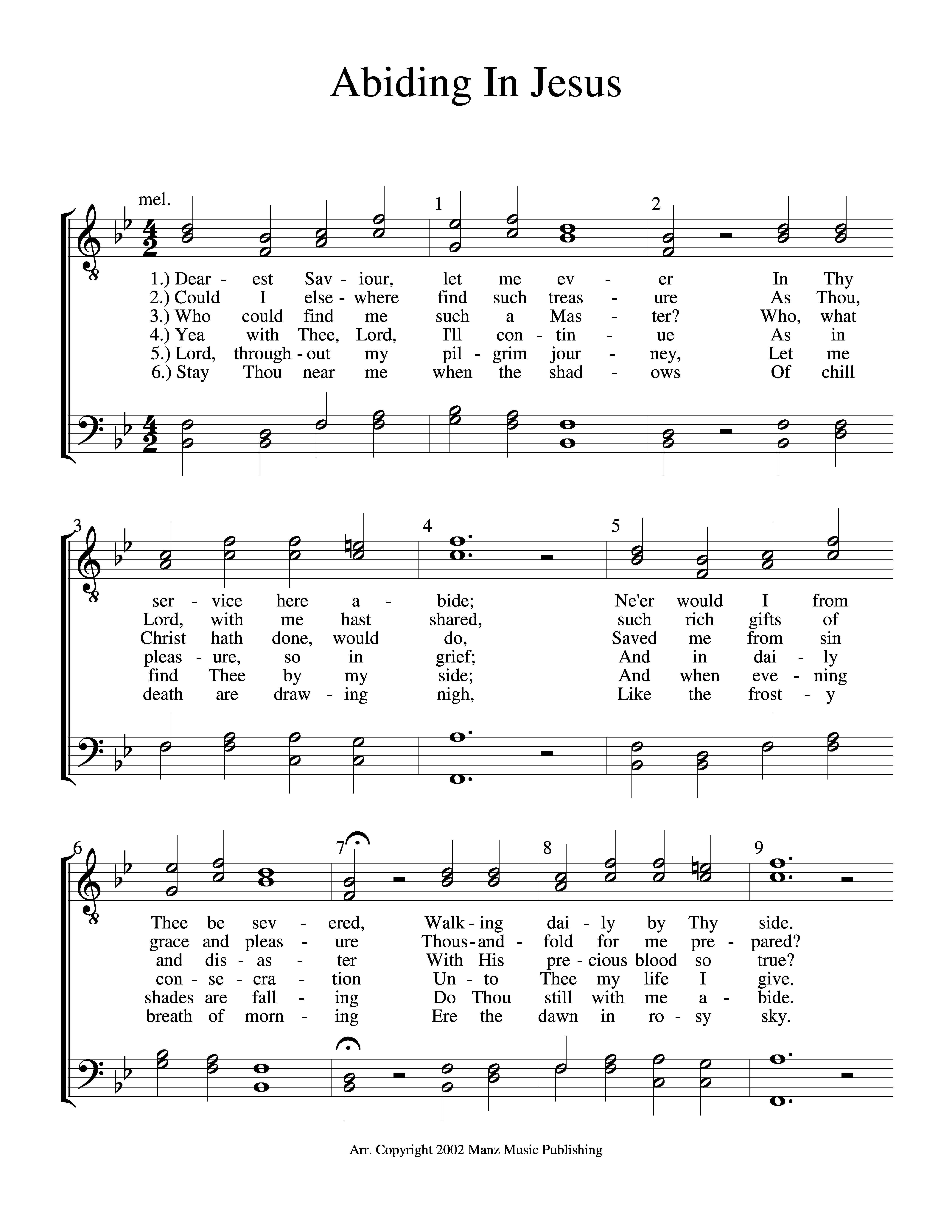 Abiding In Jesus page 1
