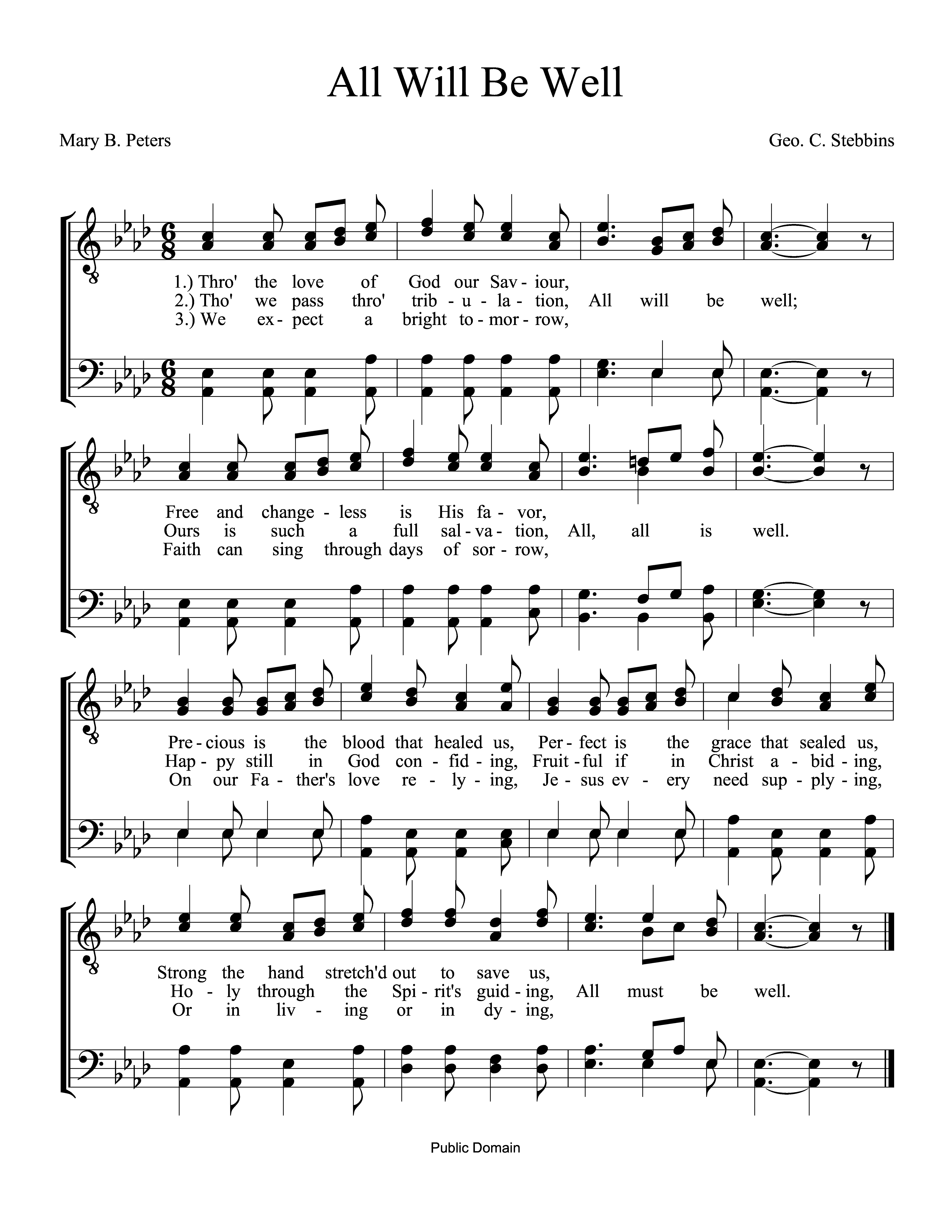 All Will Be Well (Stebbins)