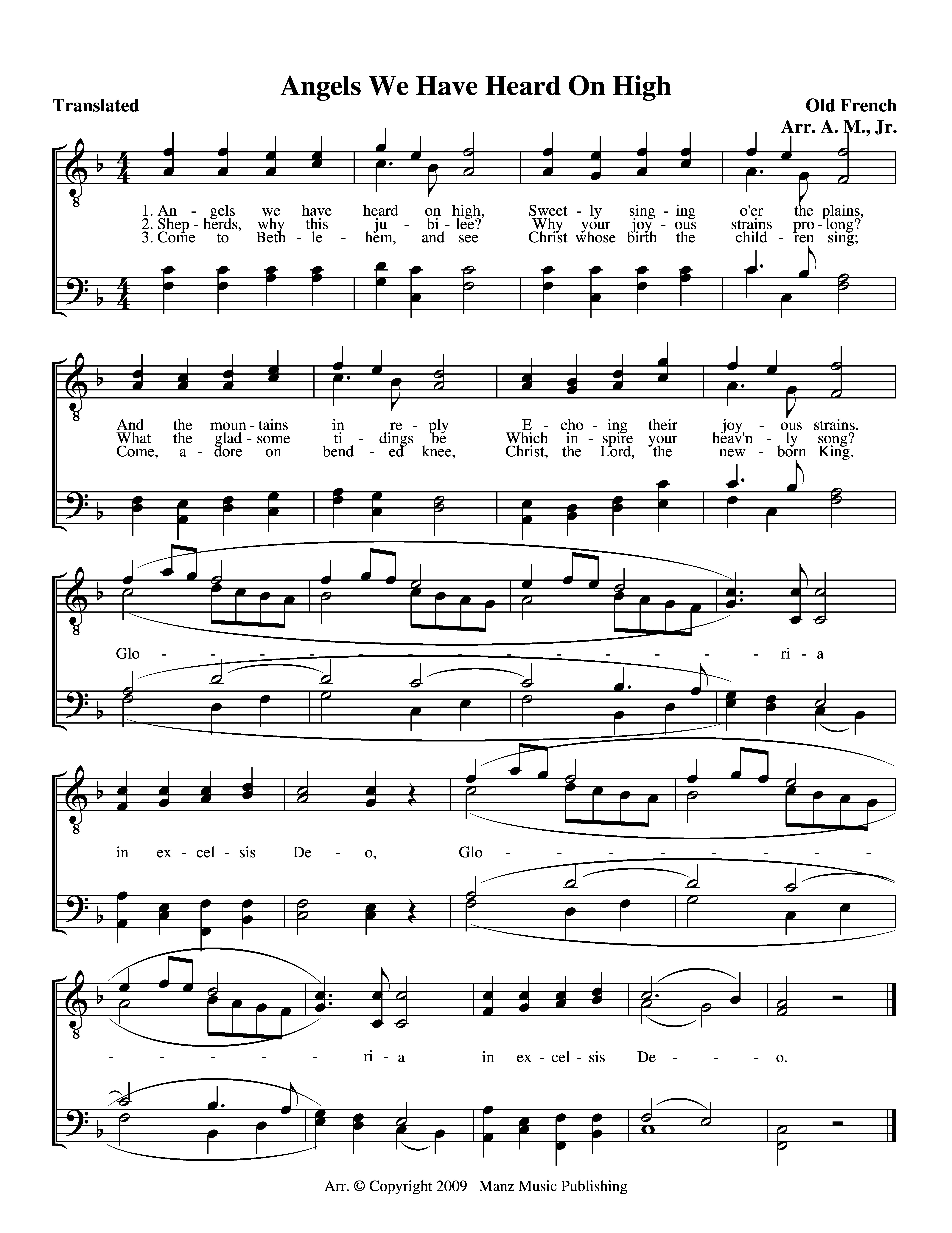 Angels We Have Heard On High 2