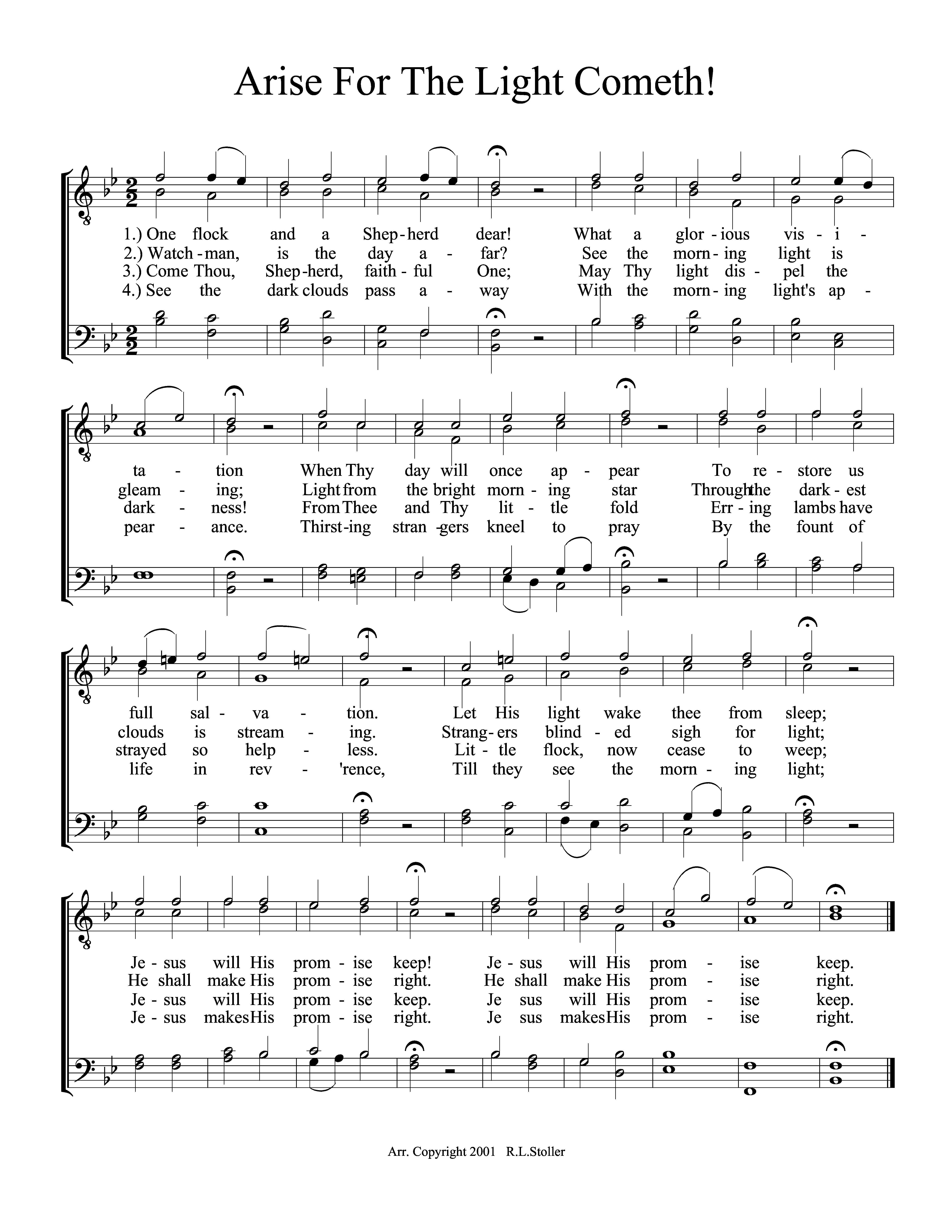 Arise For The Light Cometh - 2