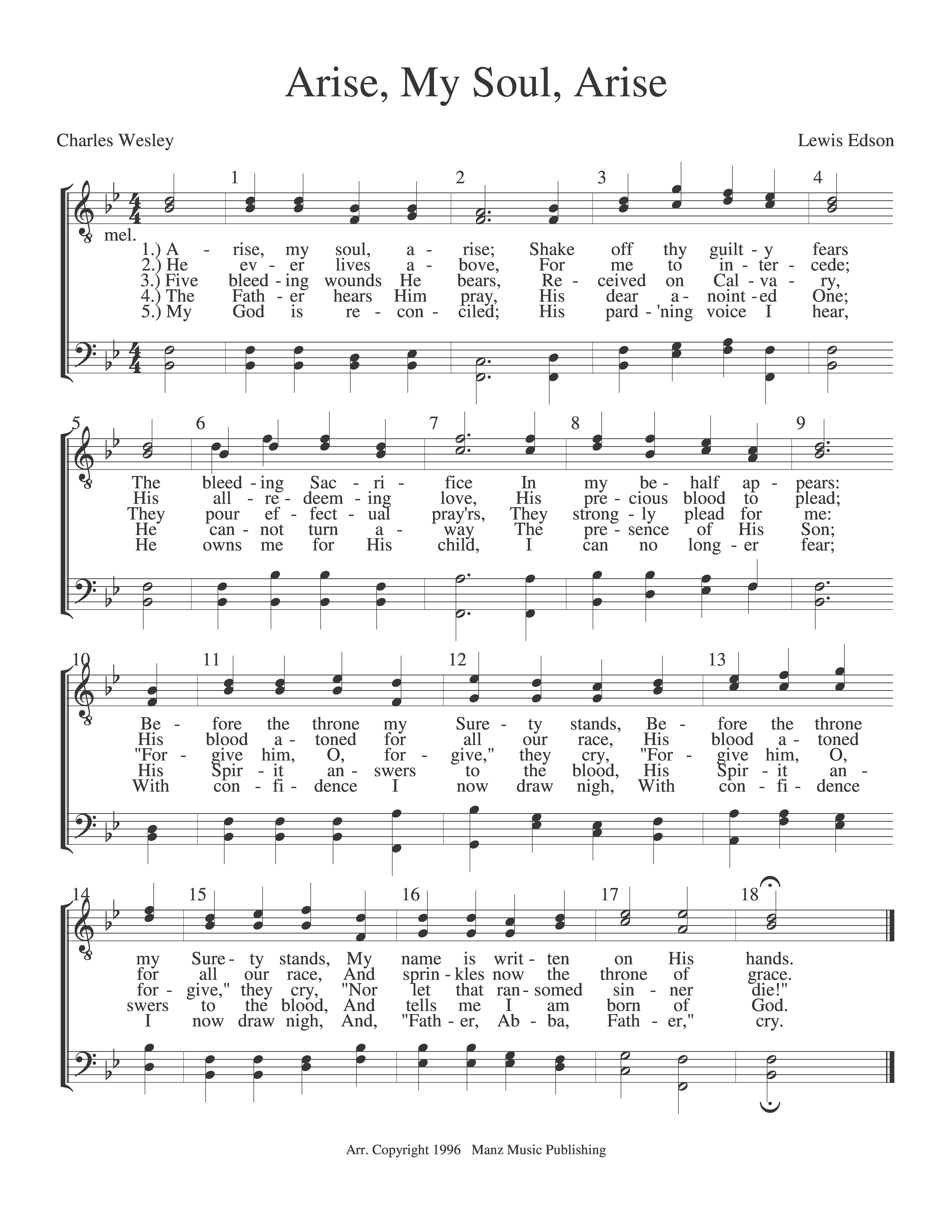 Arise, My Soul, Arise