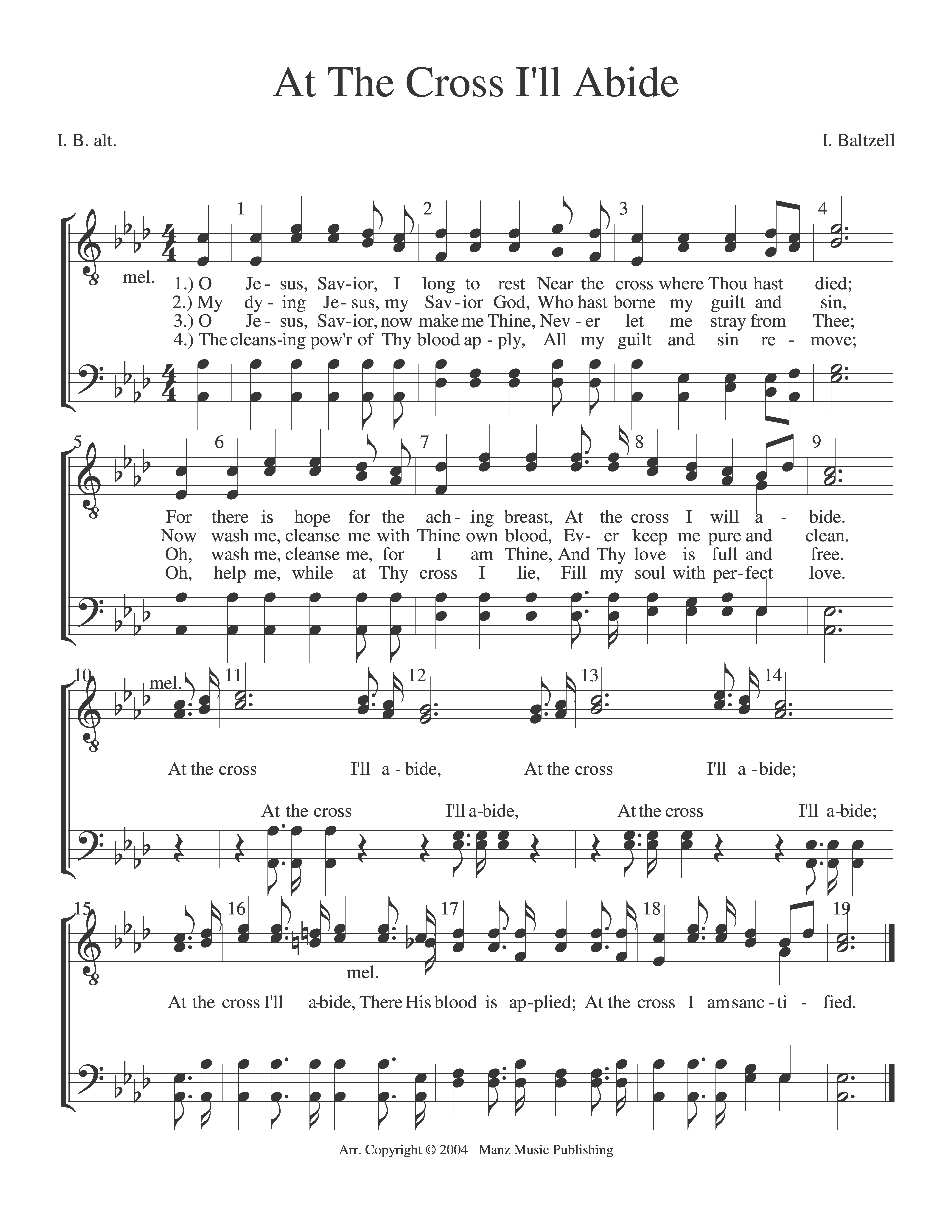 At The Cross I'll Abide