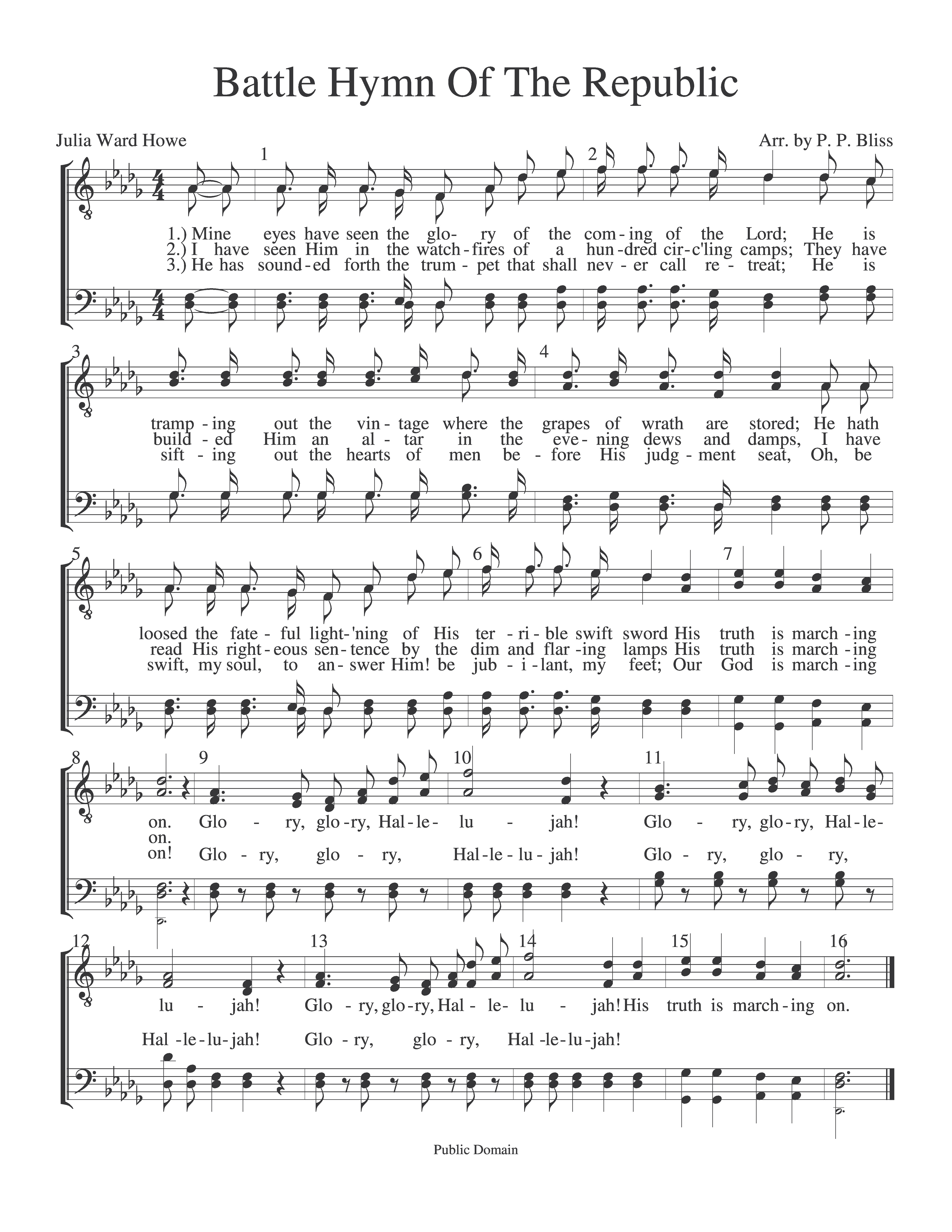Battle Hymn Of The Republic