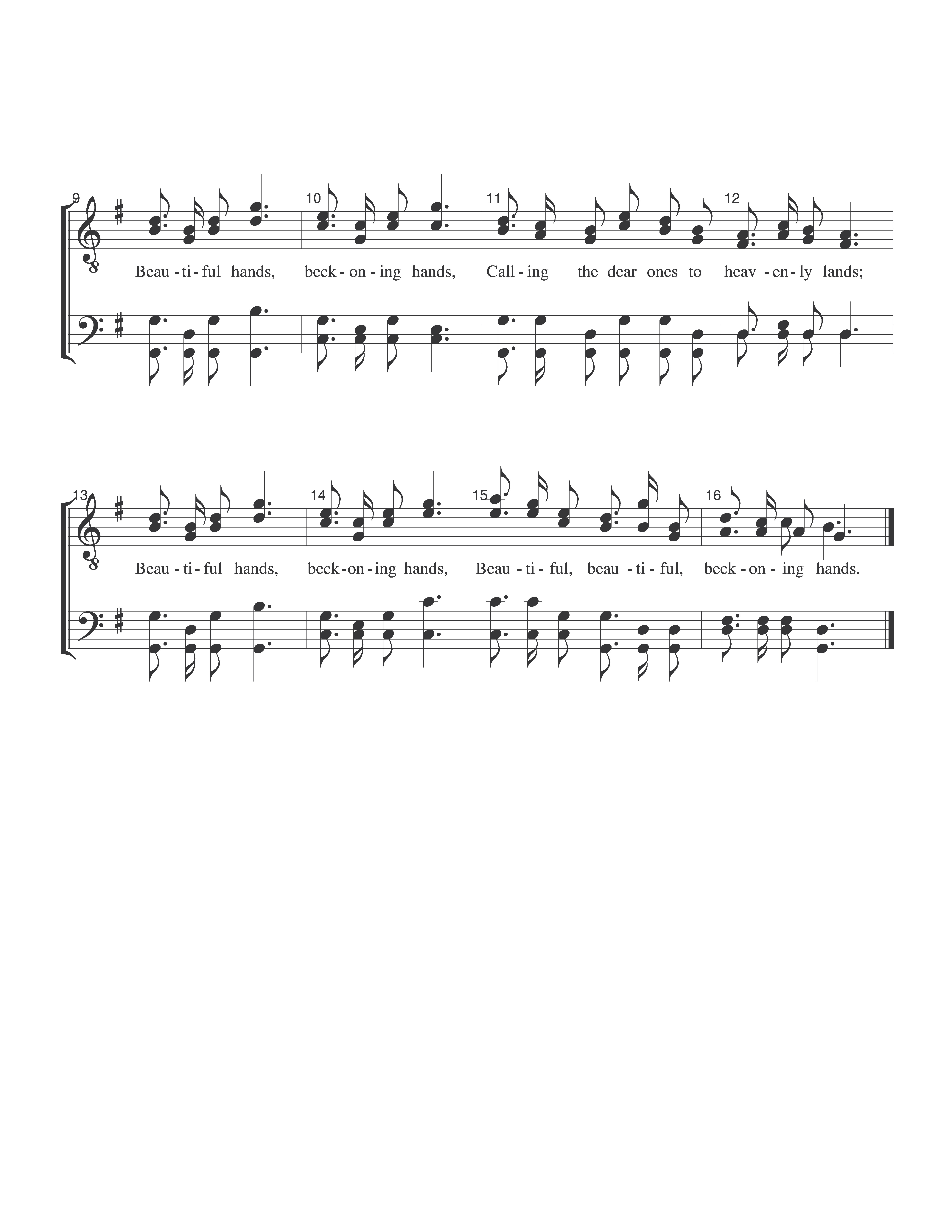 Beautiful Beckoning Hands page 2