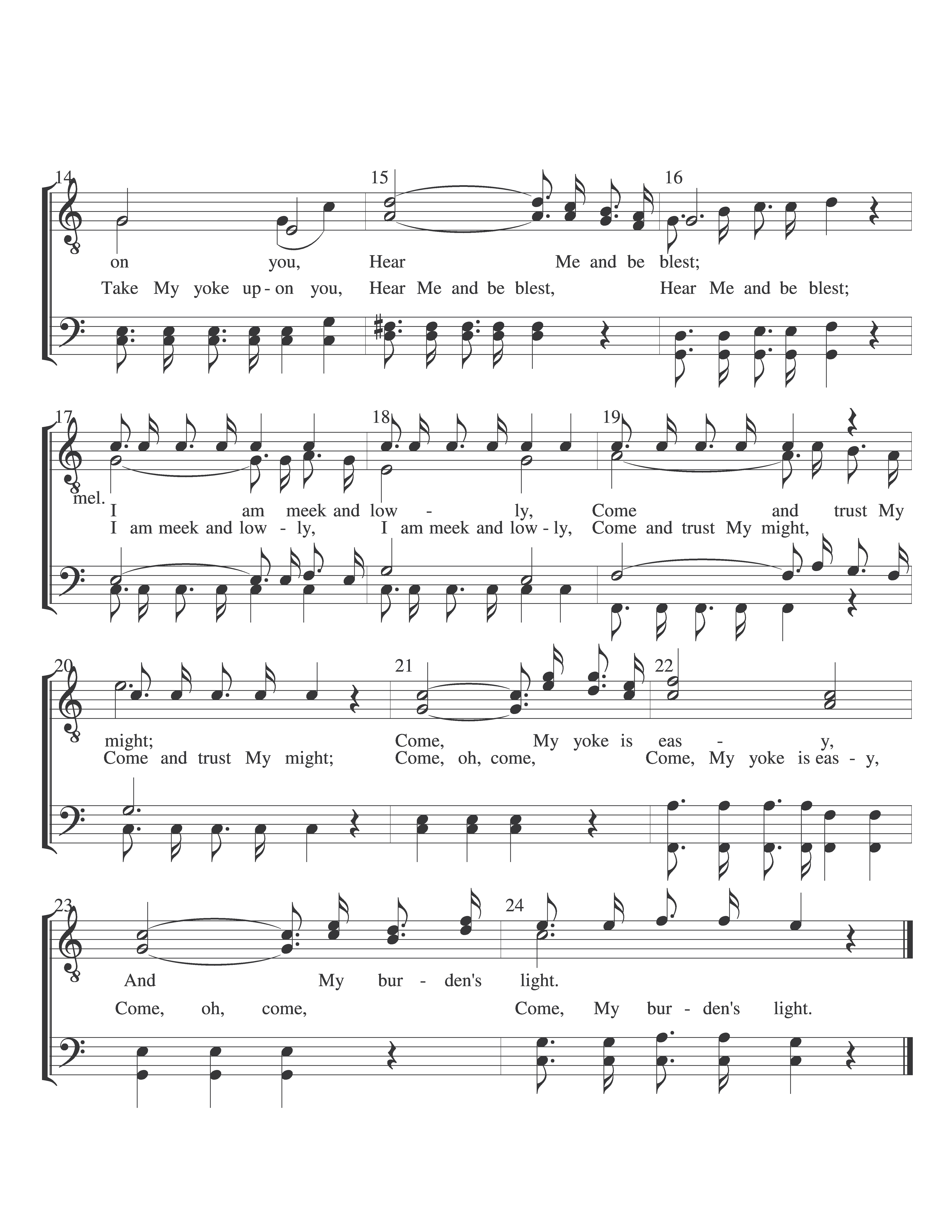 Come Unto Me page 2