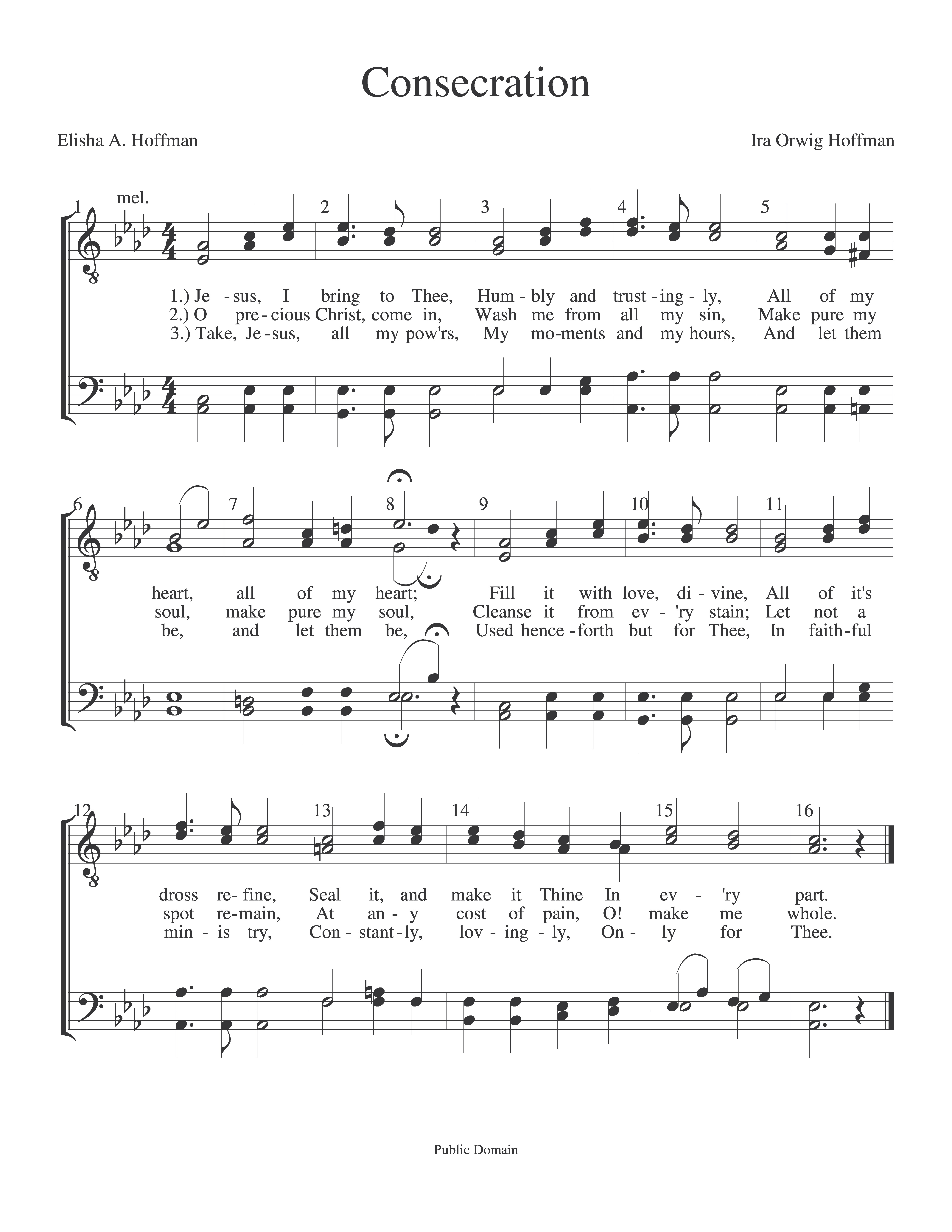 Consecration