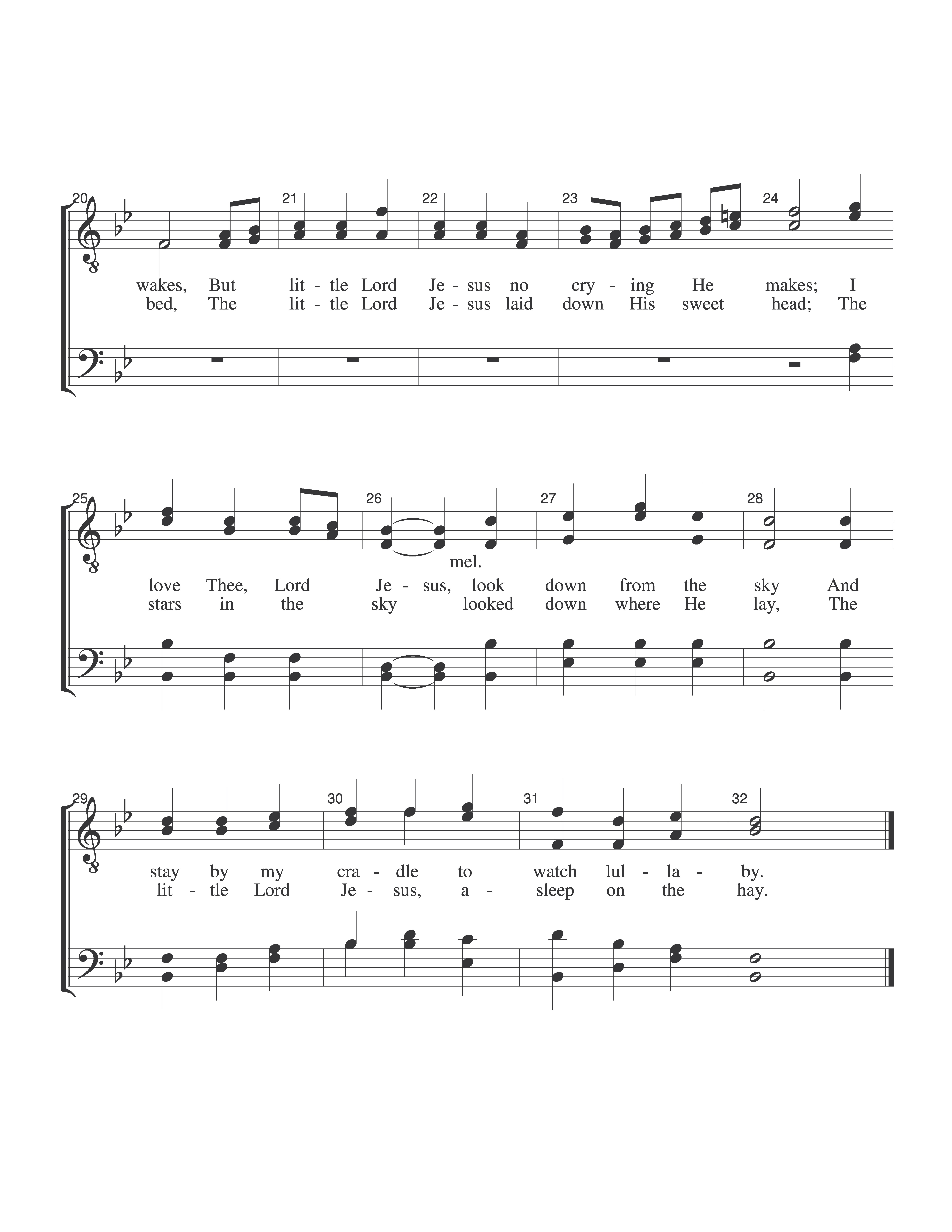 Cradle Hymn page 2