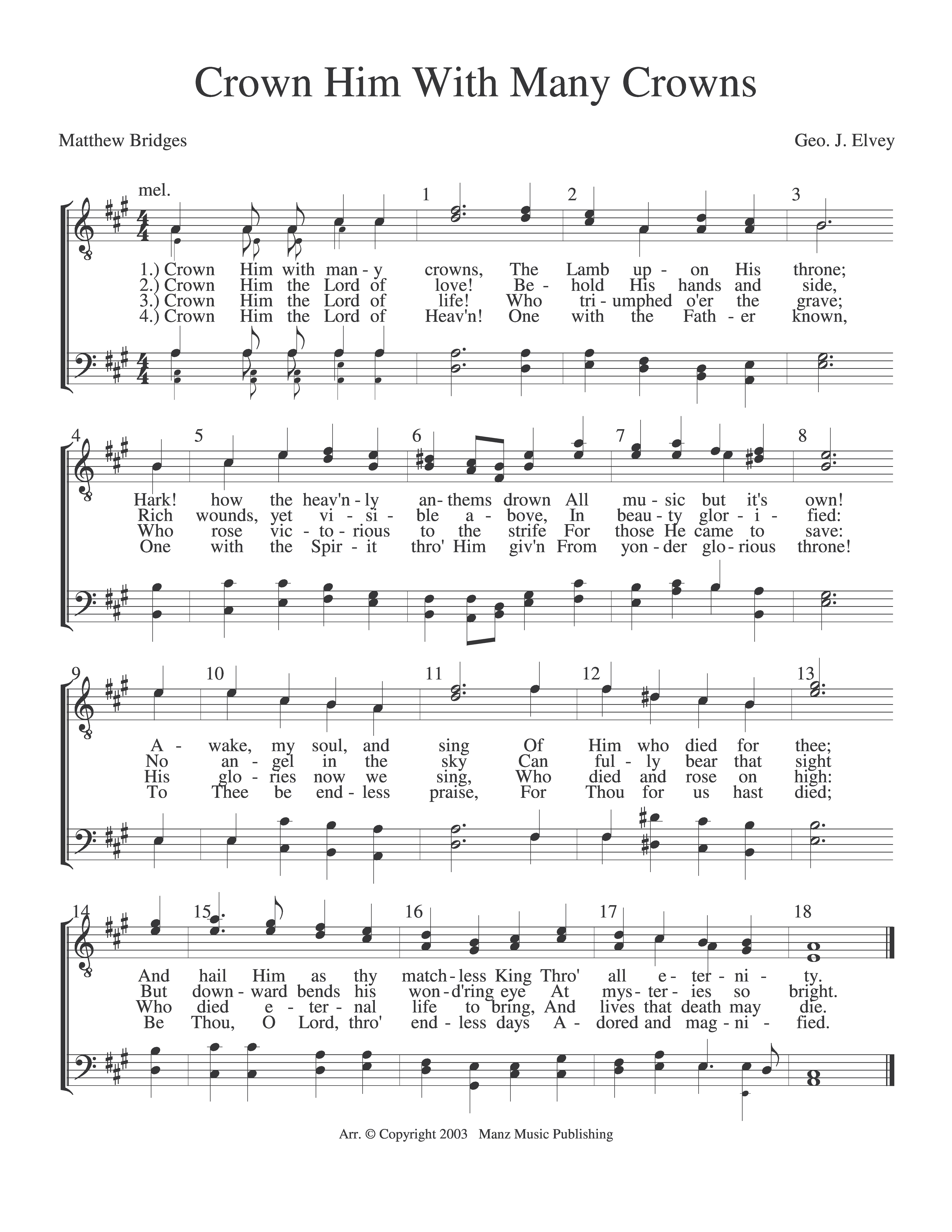 Crown Him With Many Crowns