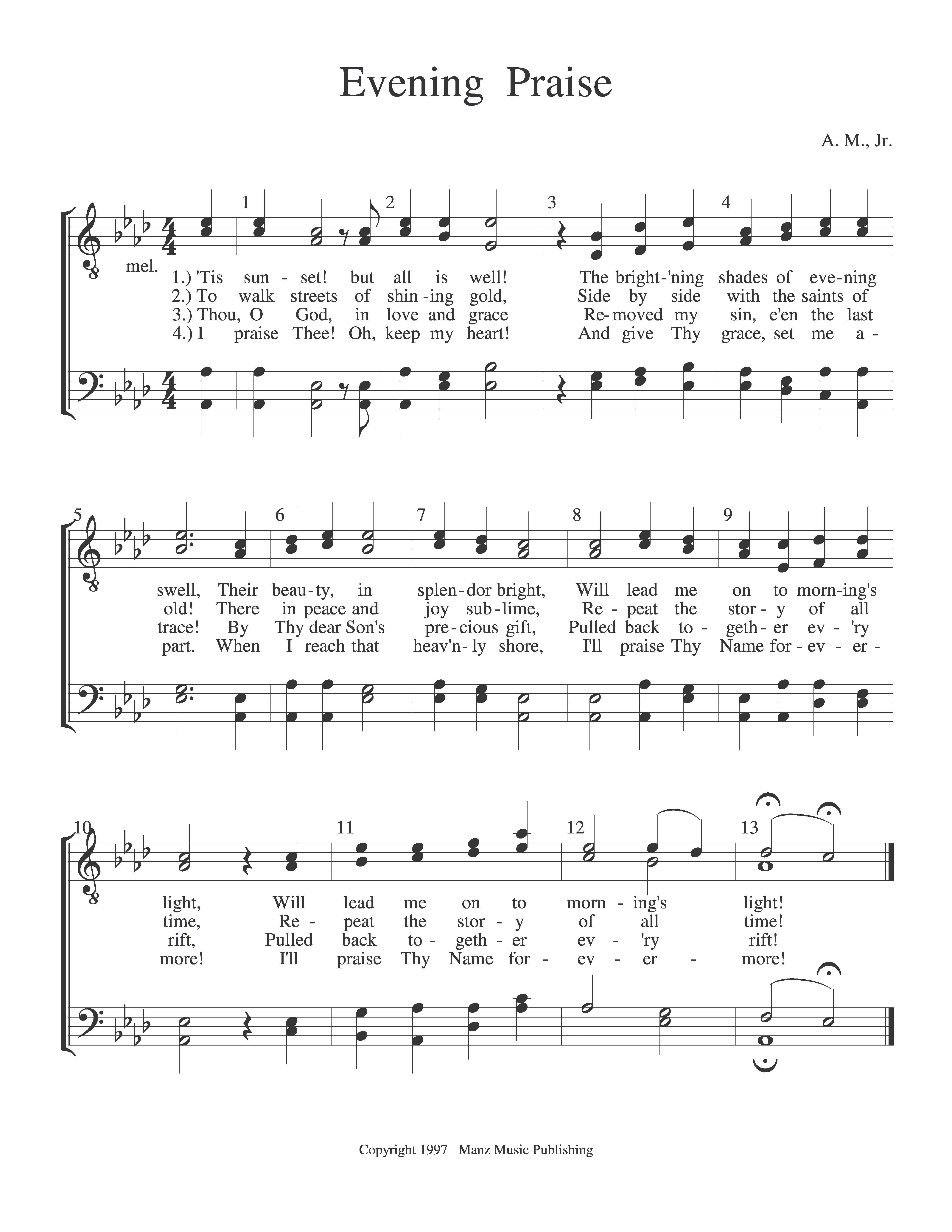 Evening Praise