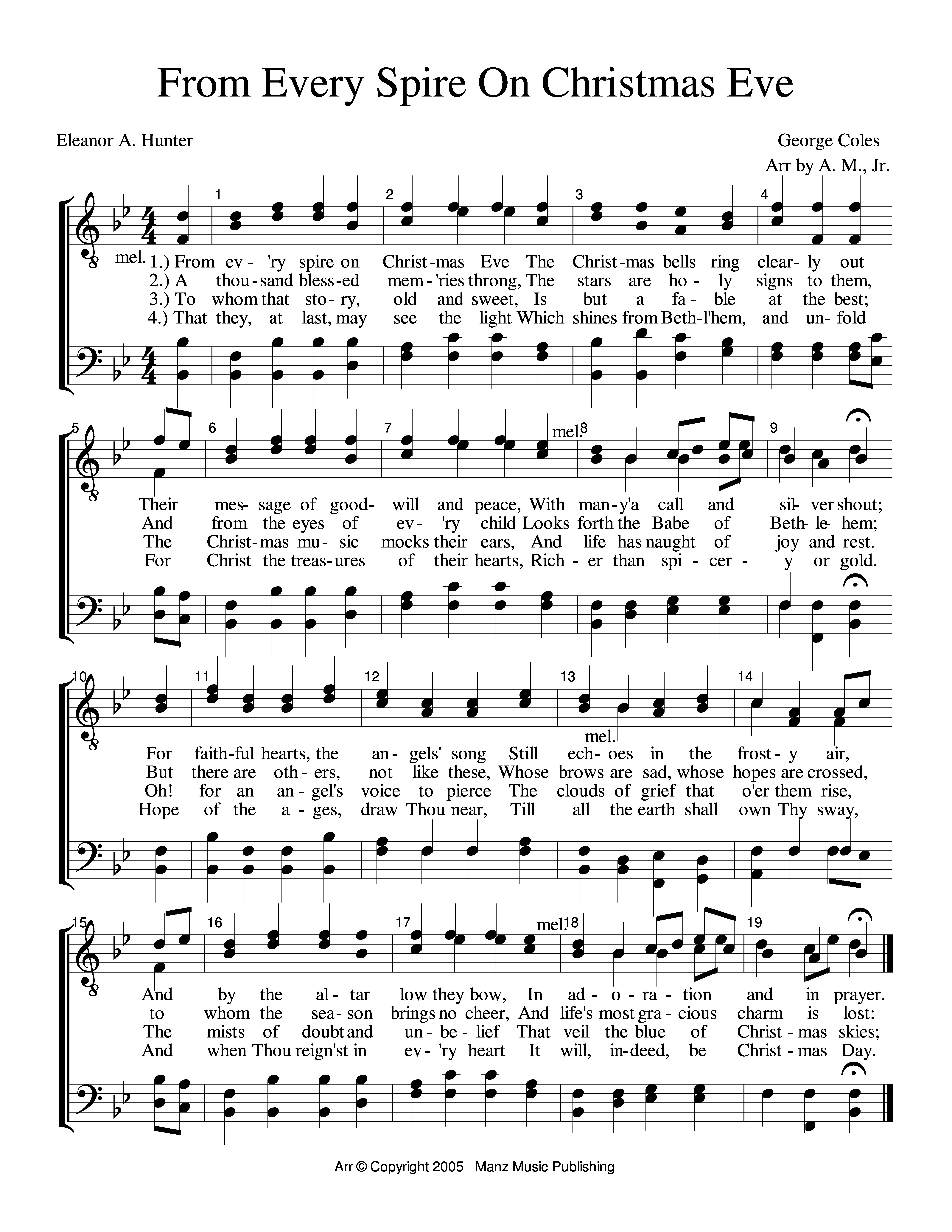 From Every Spire On Christmas Eve