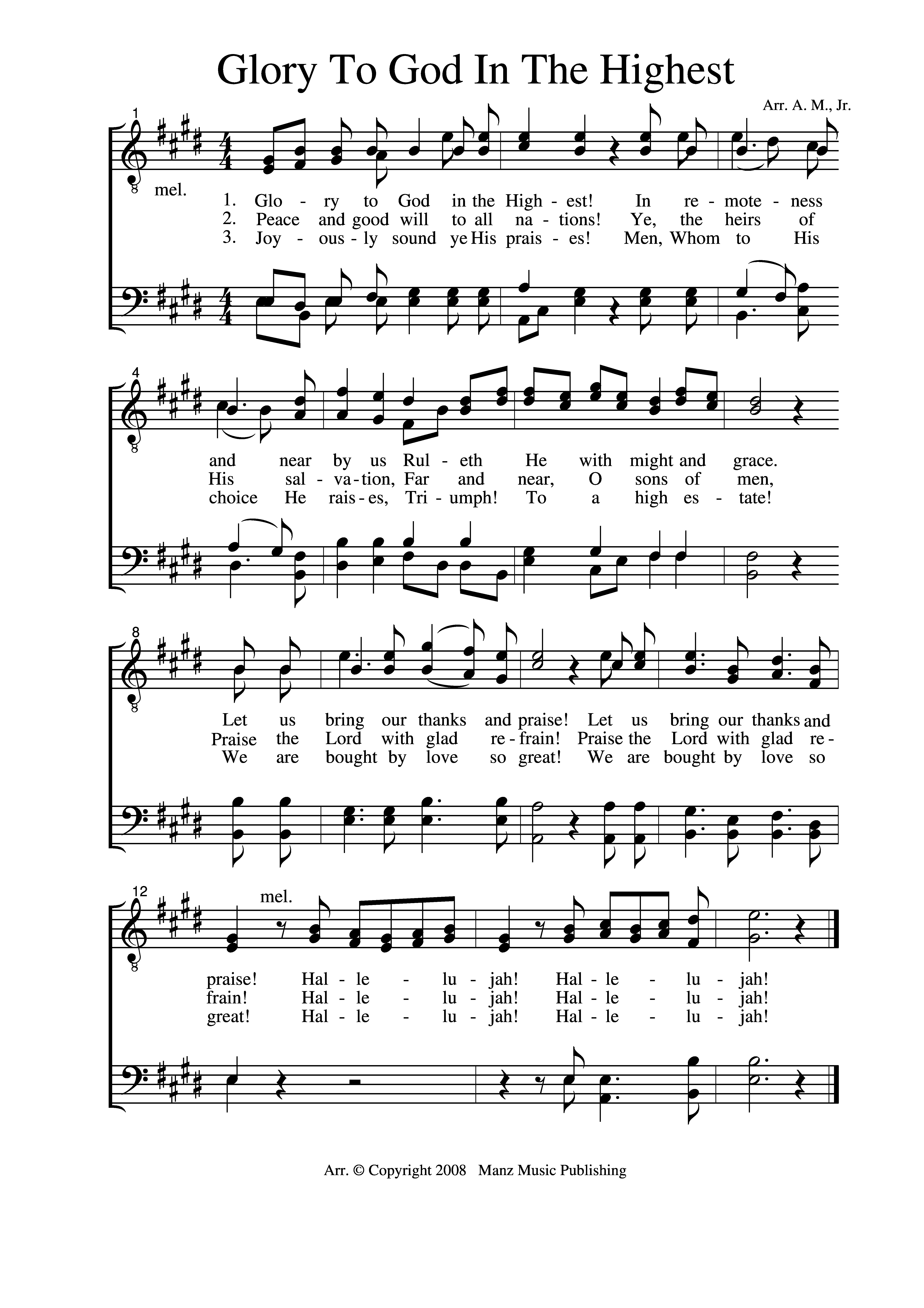 Glory To God In The Highest - 2