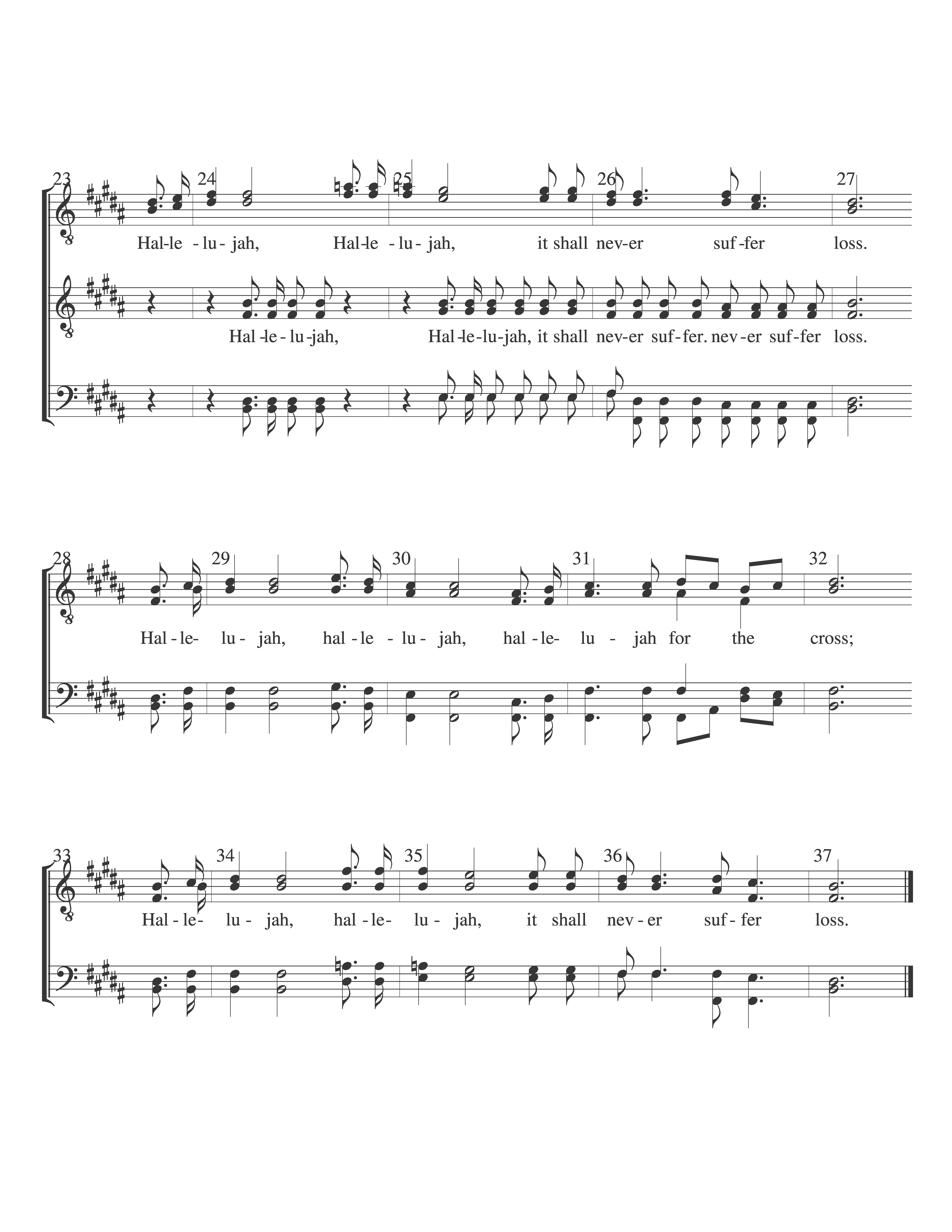 Hallelujah For The Cross page 2