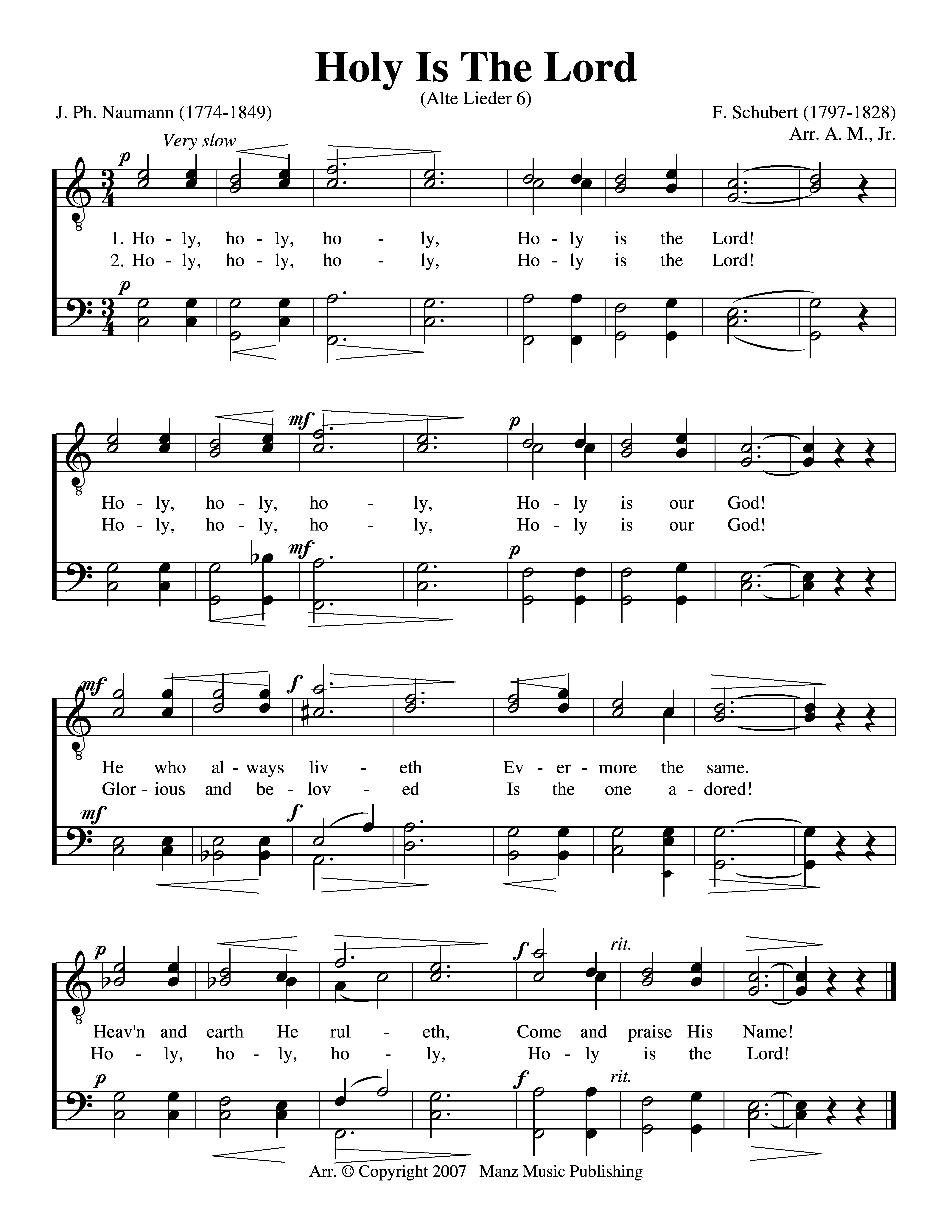 Holy Is The Lord