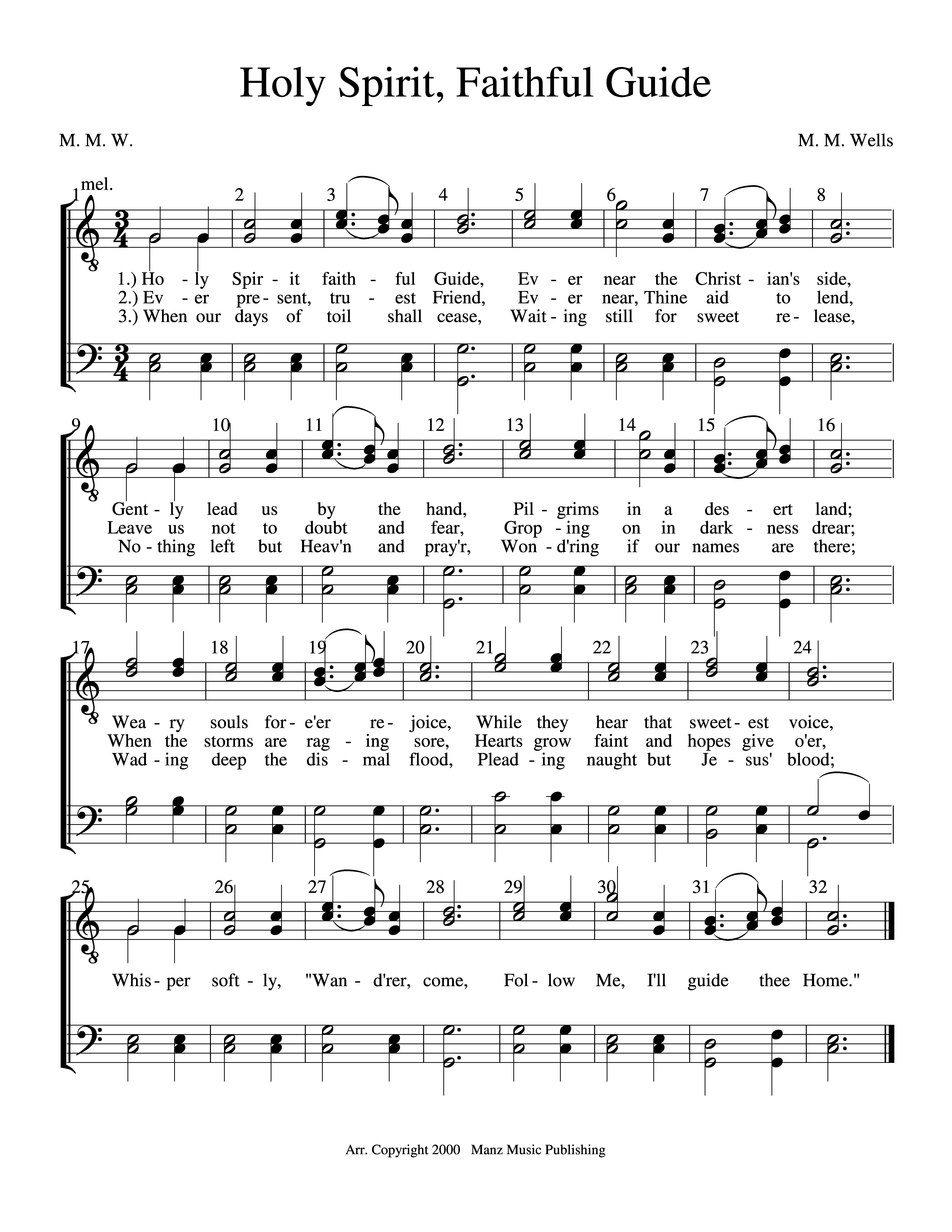Holy Spirit, Faithful Guide