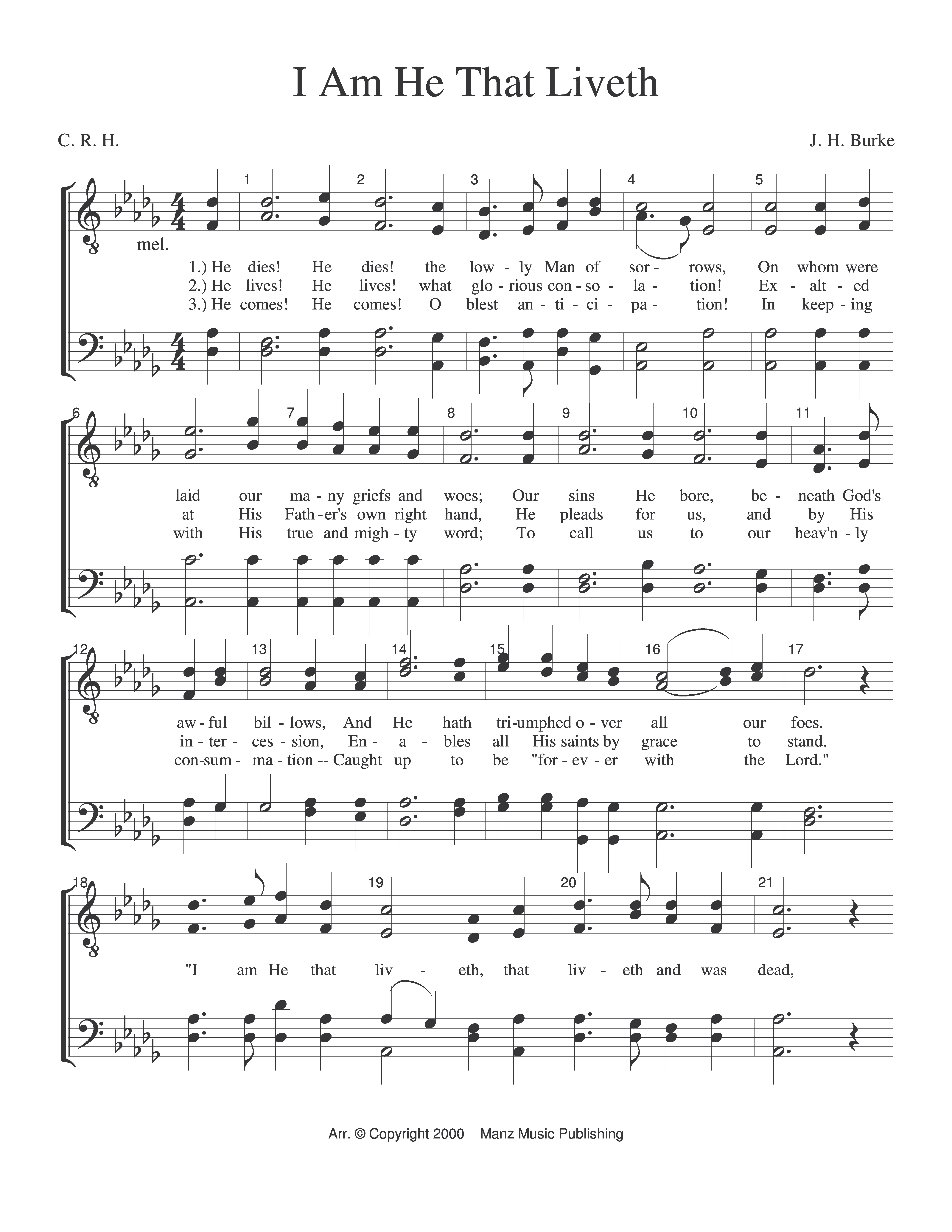 I Am He That Liveth page 1
