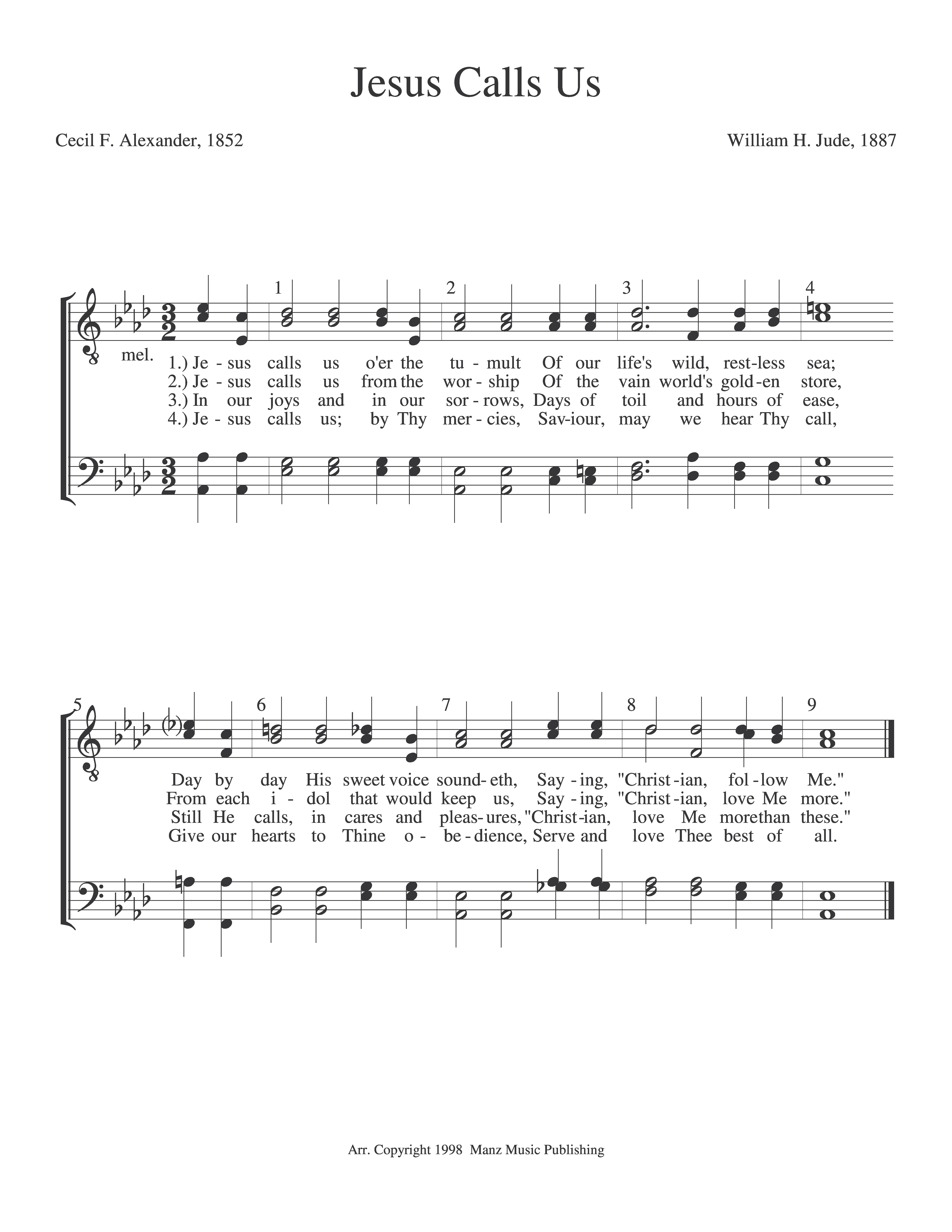 Jesus Calls Us
