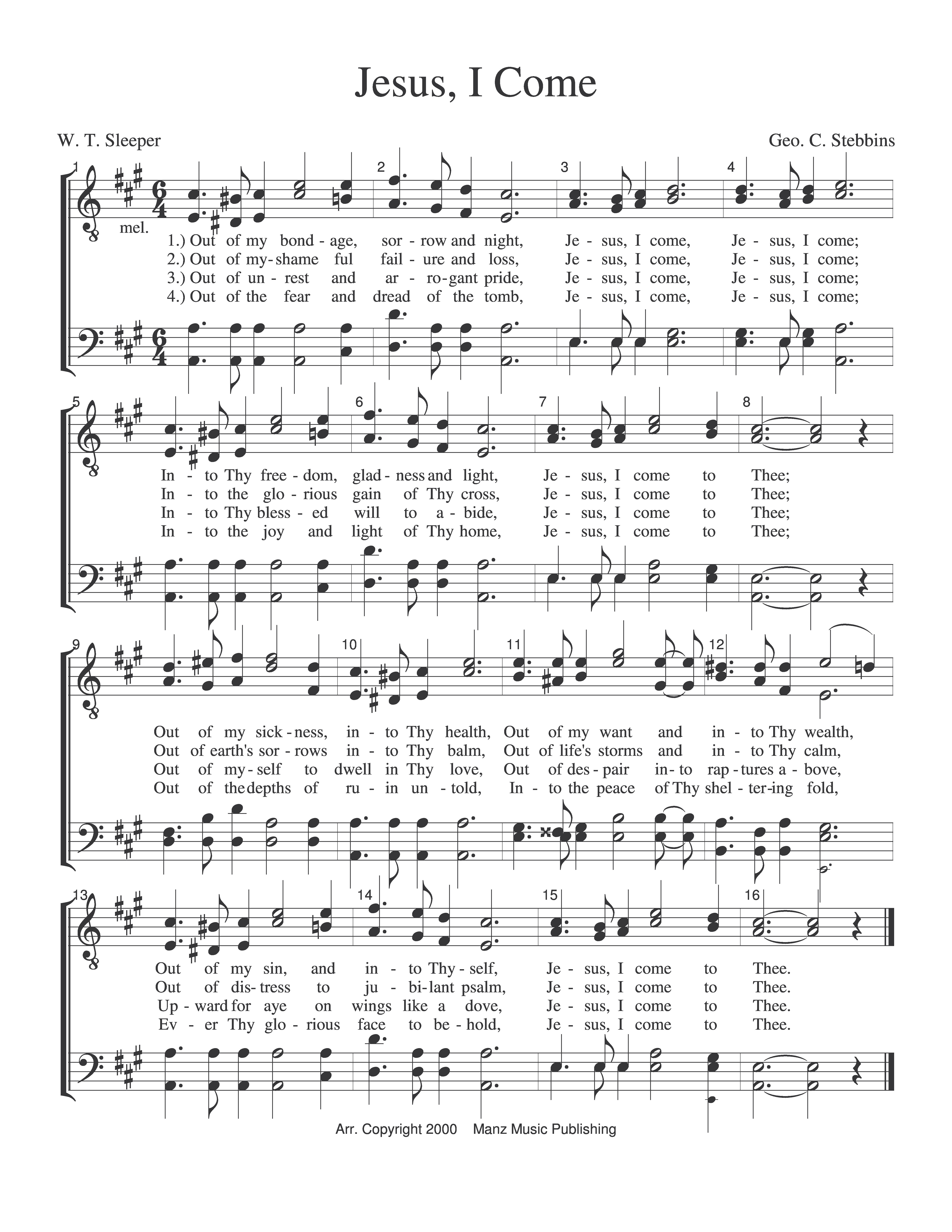 Jesus, I Come