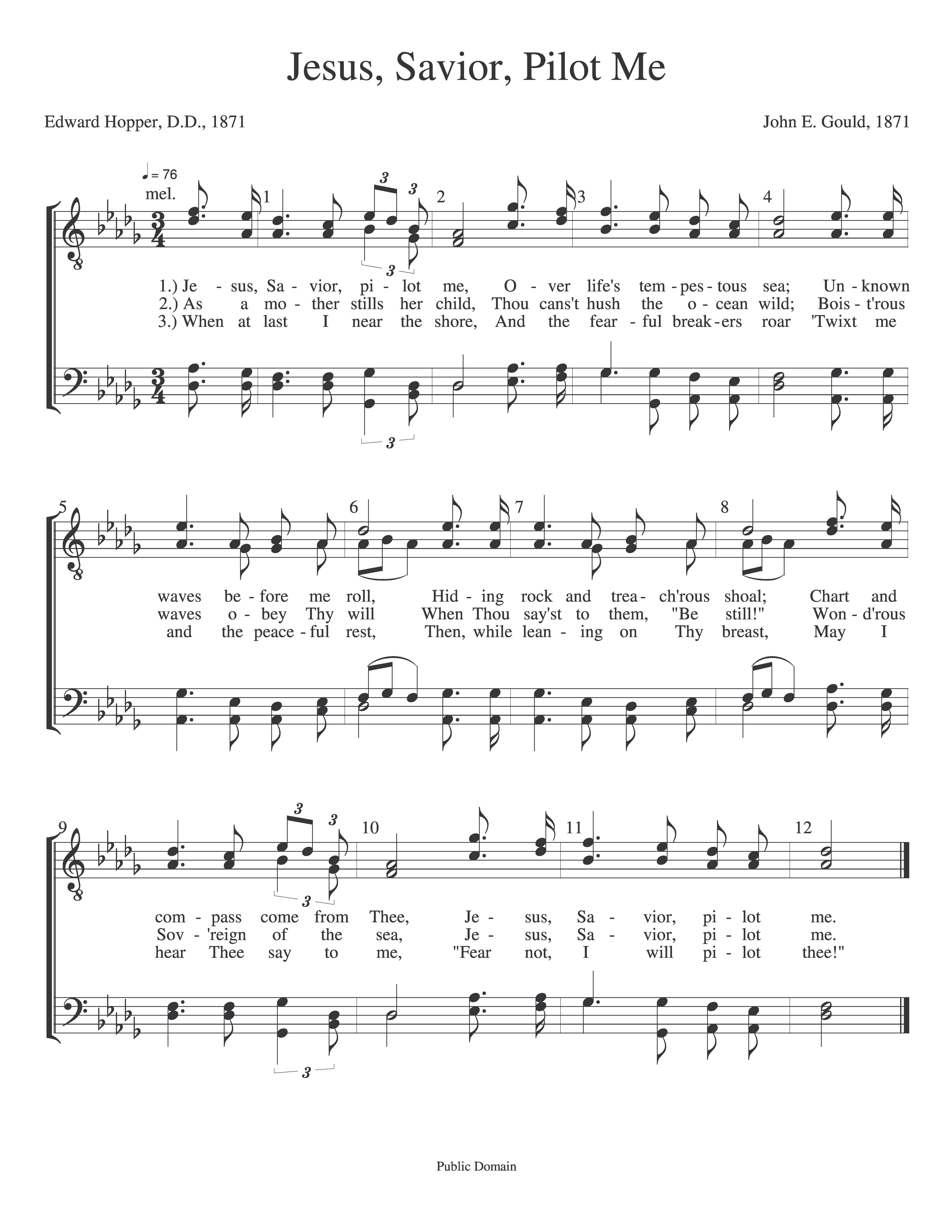 Jesus, Savior, Pilot Me