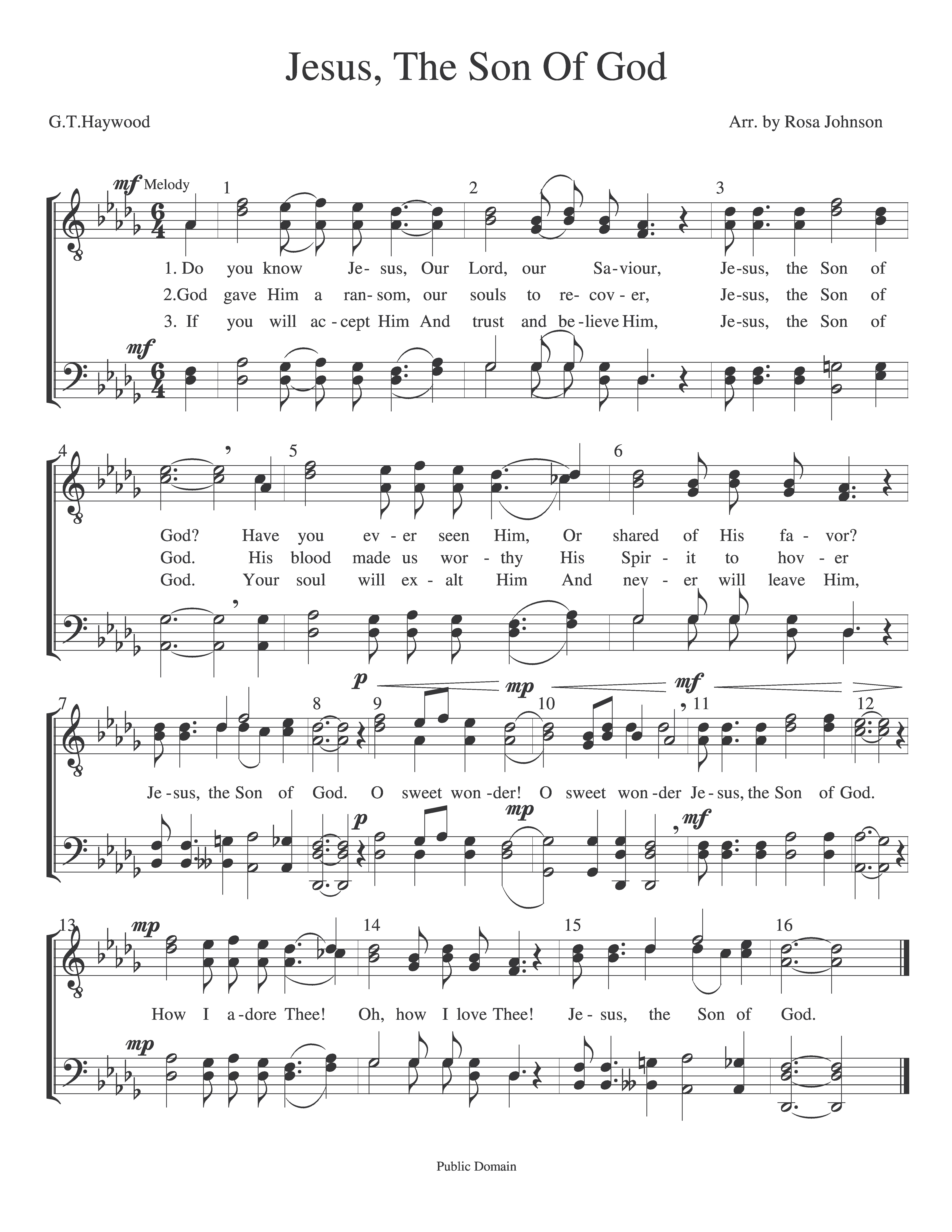 Jesus, The Son Of God