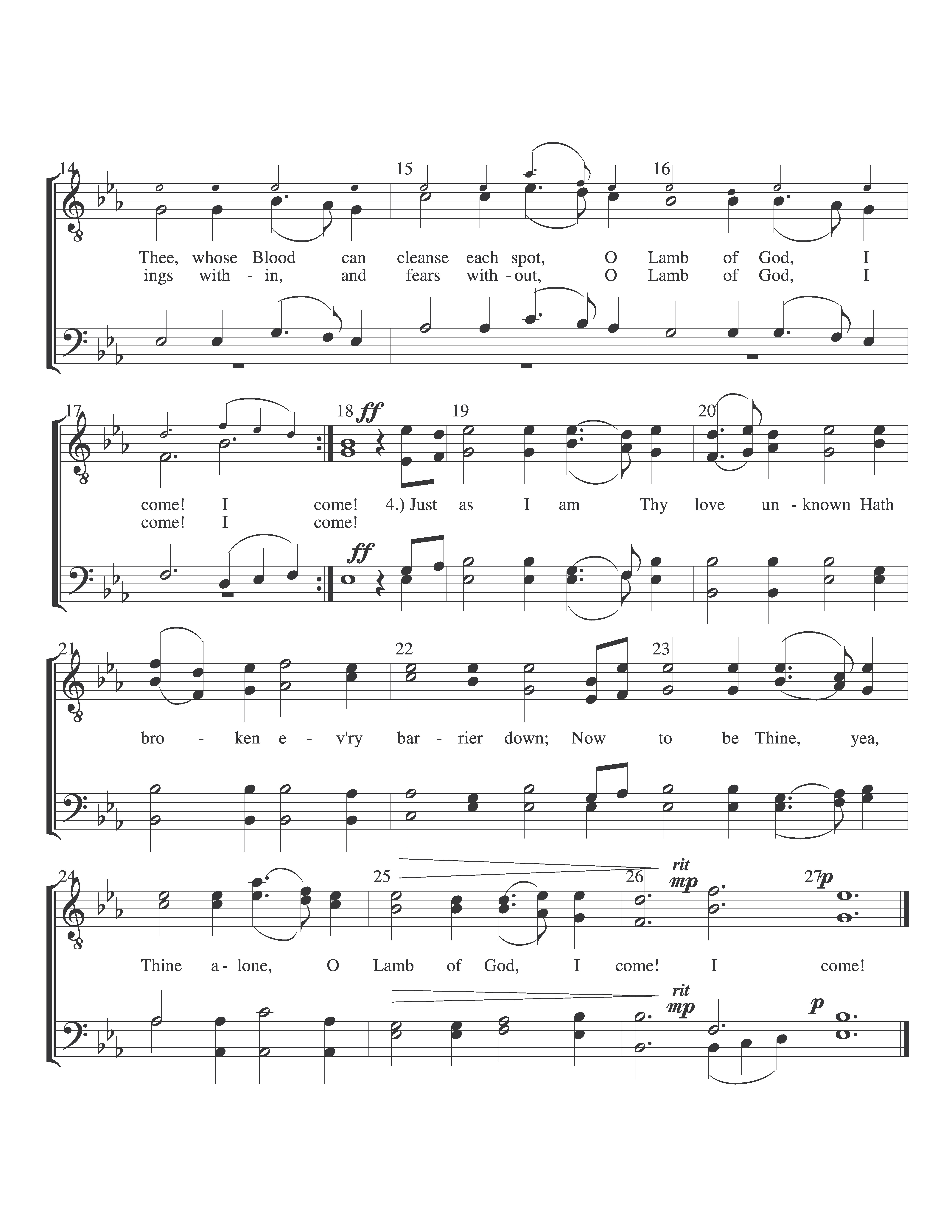 Just As I Am page 2
