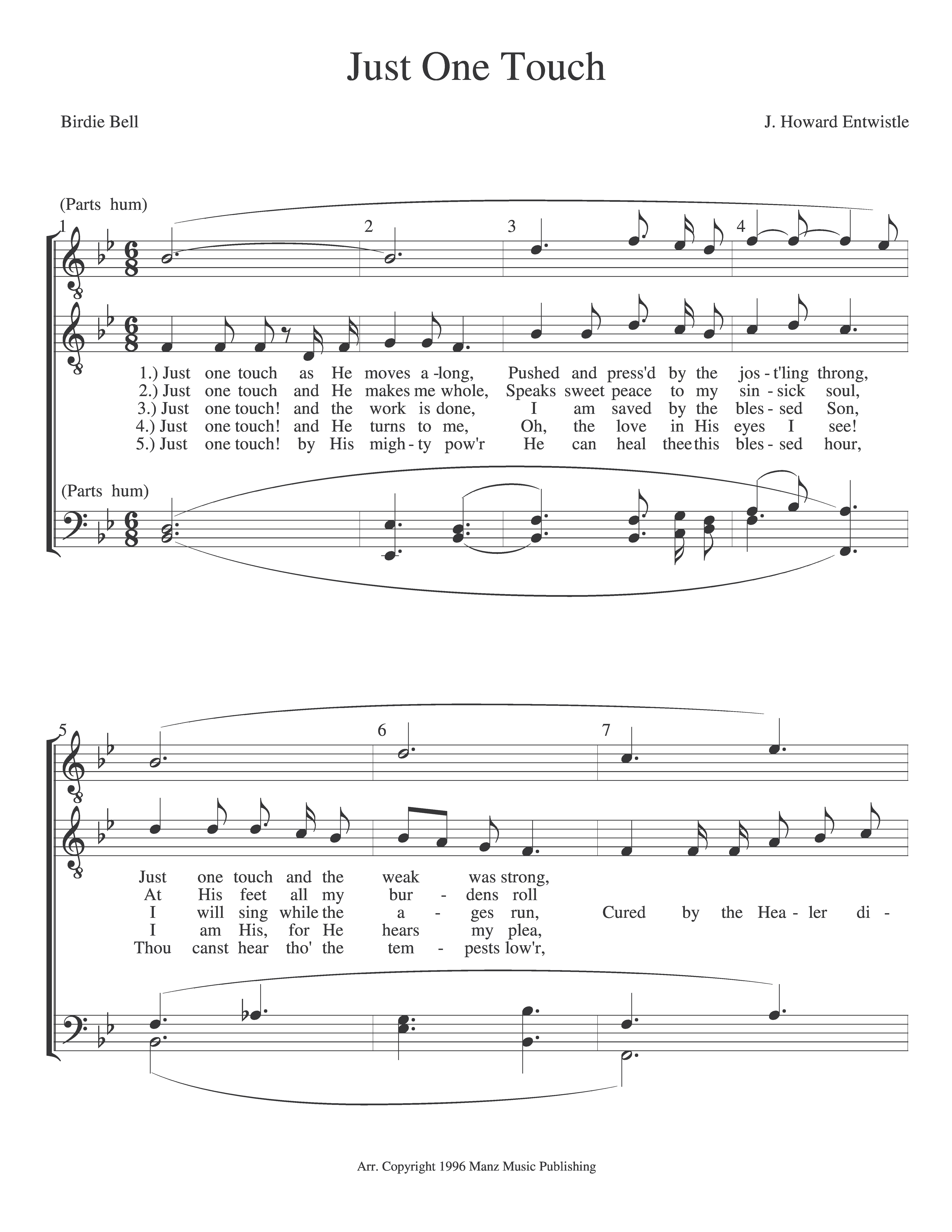 Just One Touch page 1