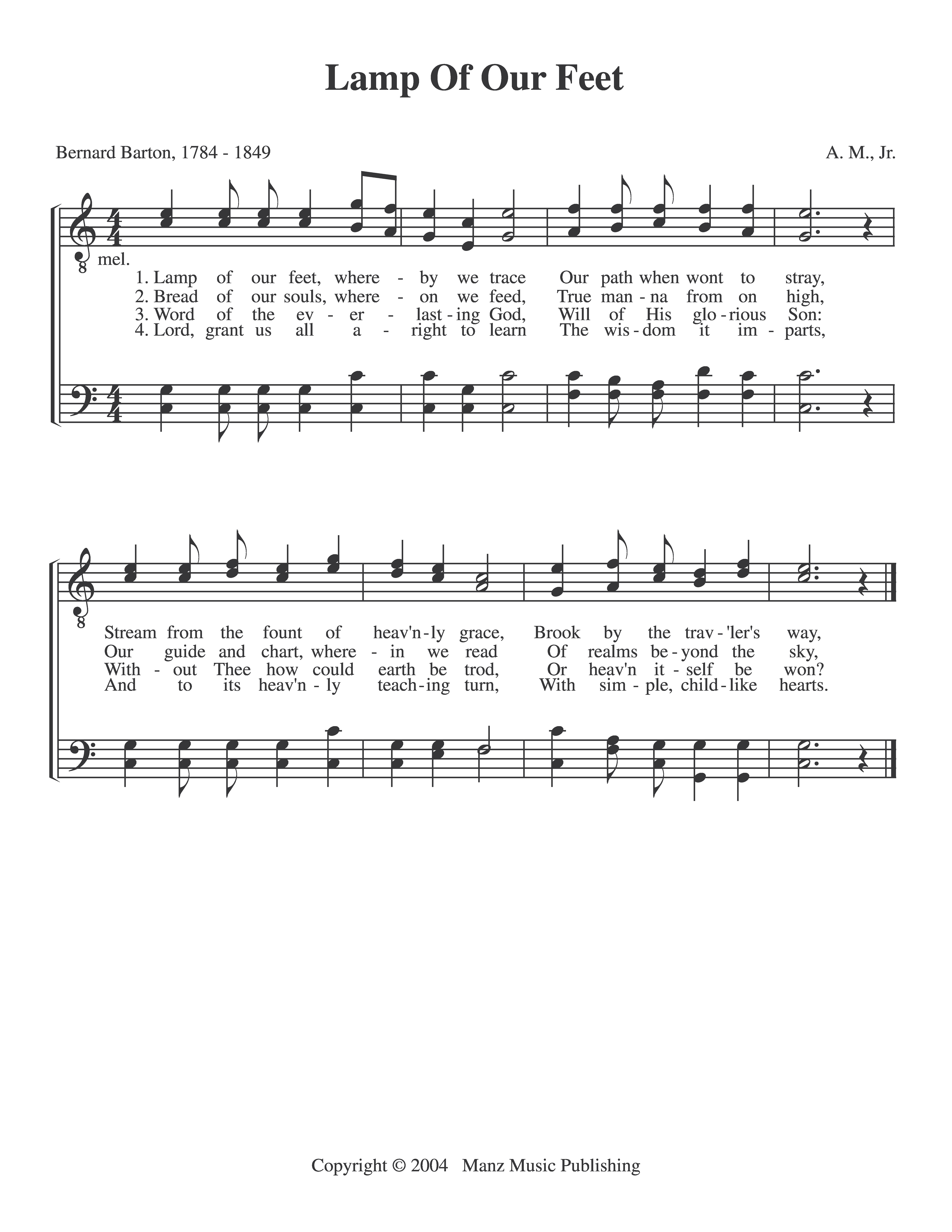 Lamp Of Our Feet