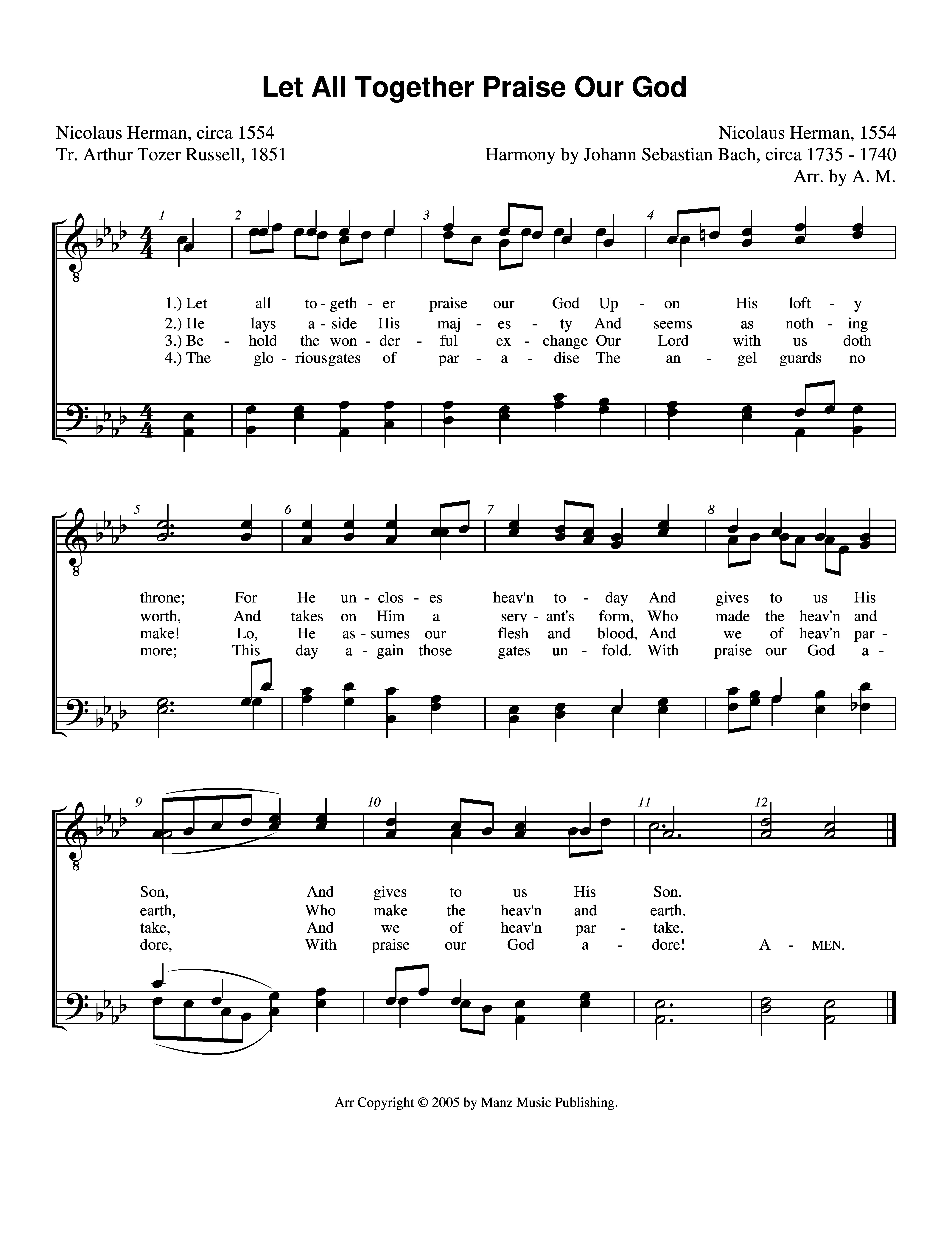 Let All Together Praise Our God