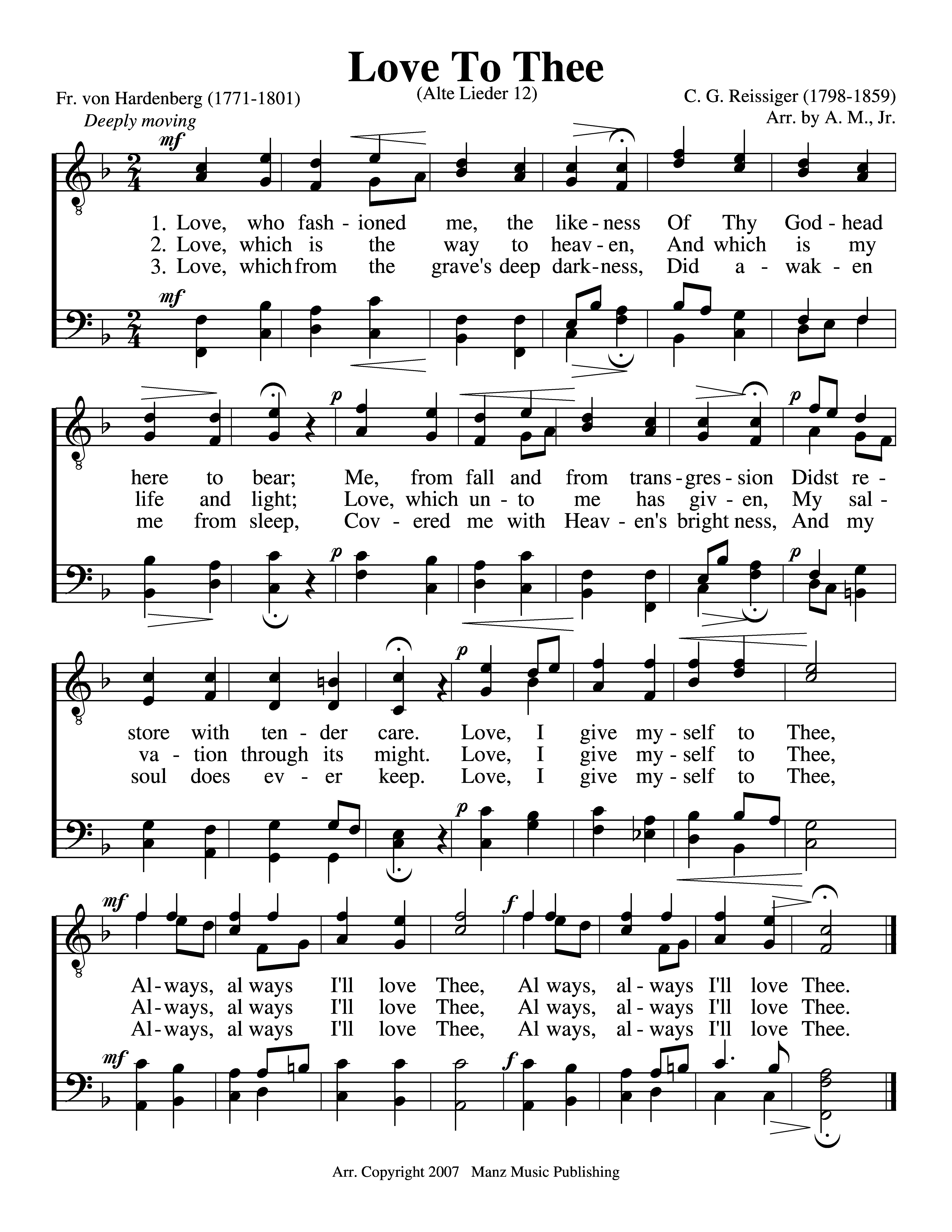 Love To Thee