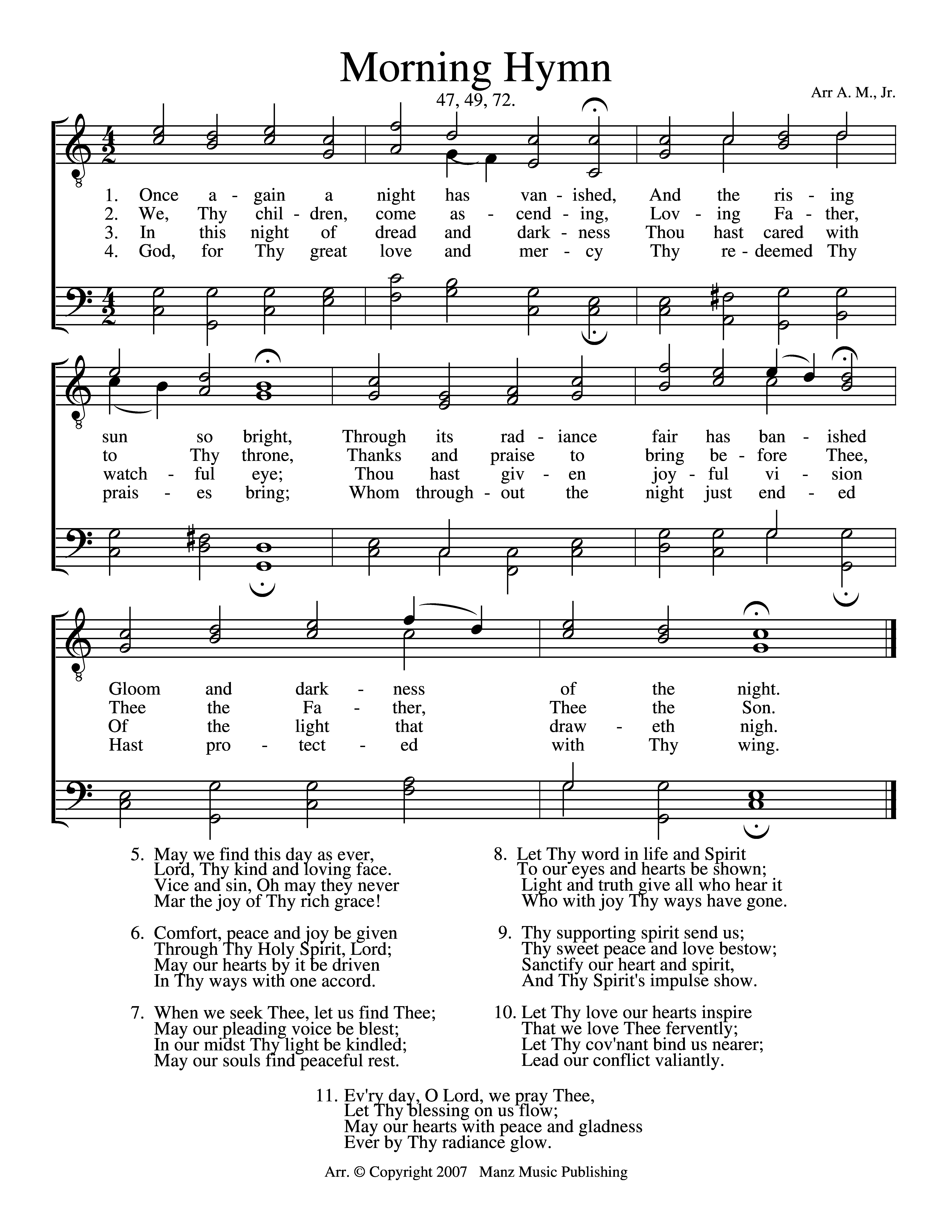 Morning Hymn