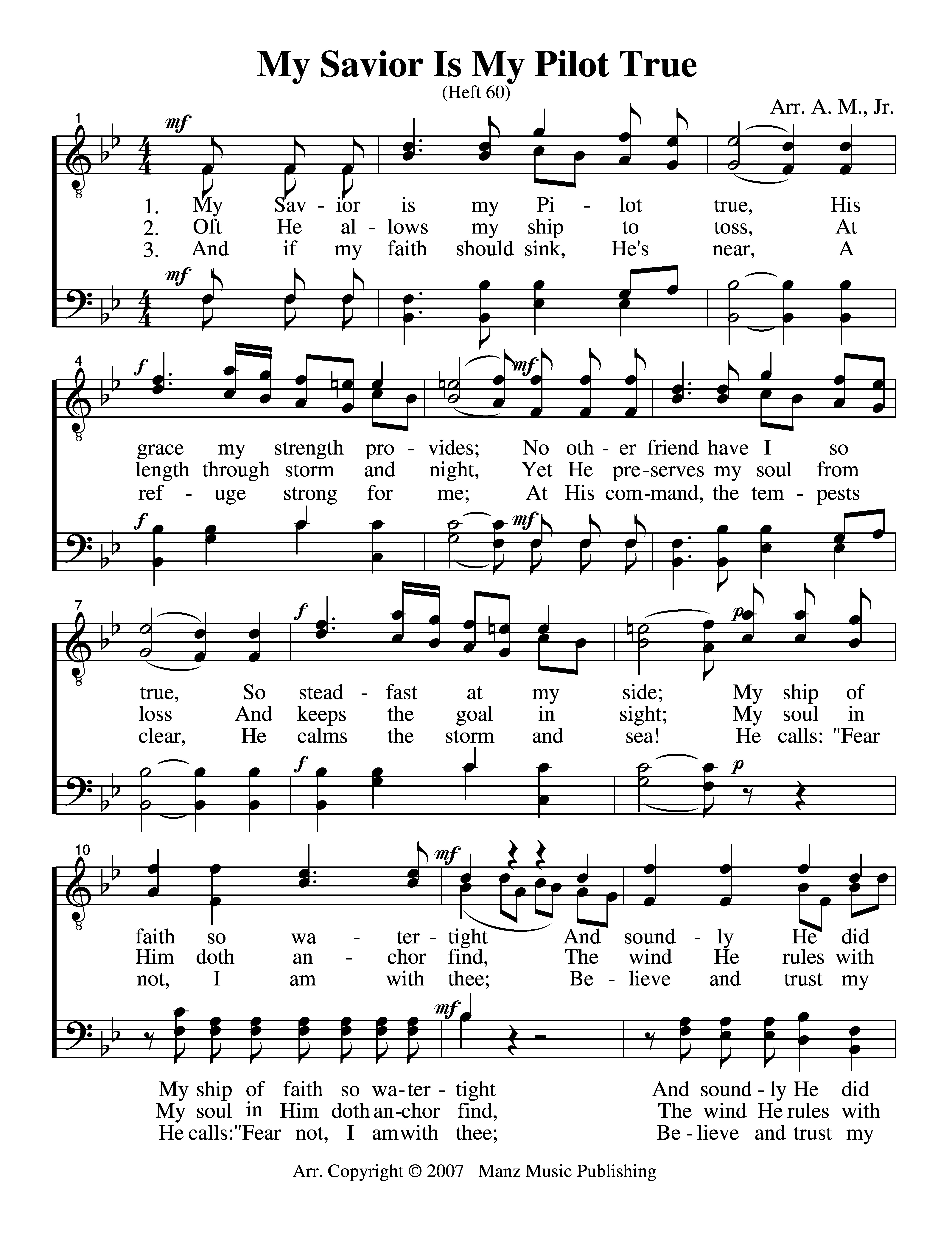 My Savior Is My Pilot True page 1