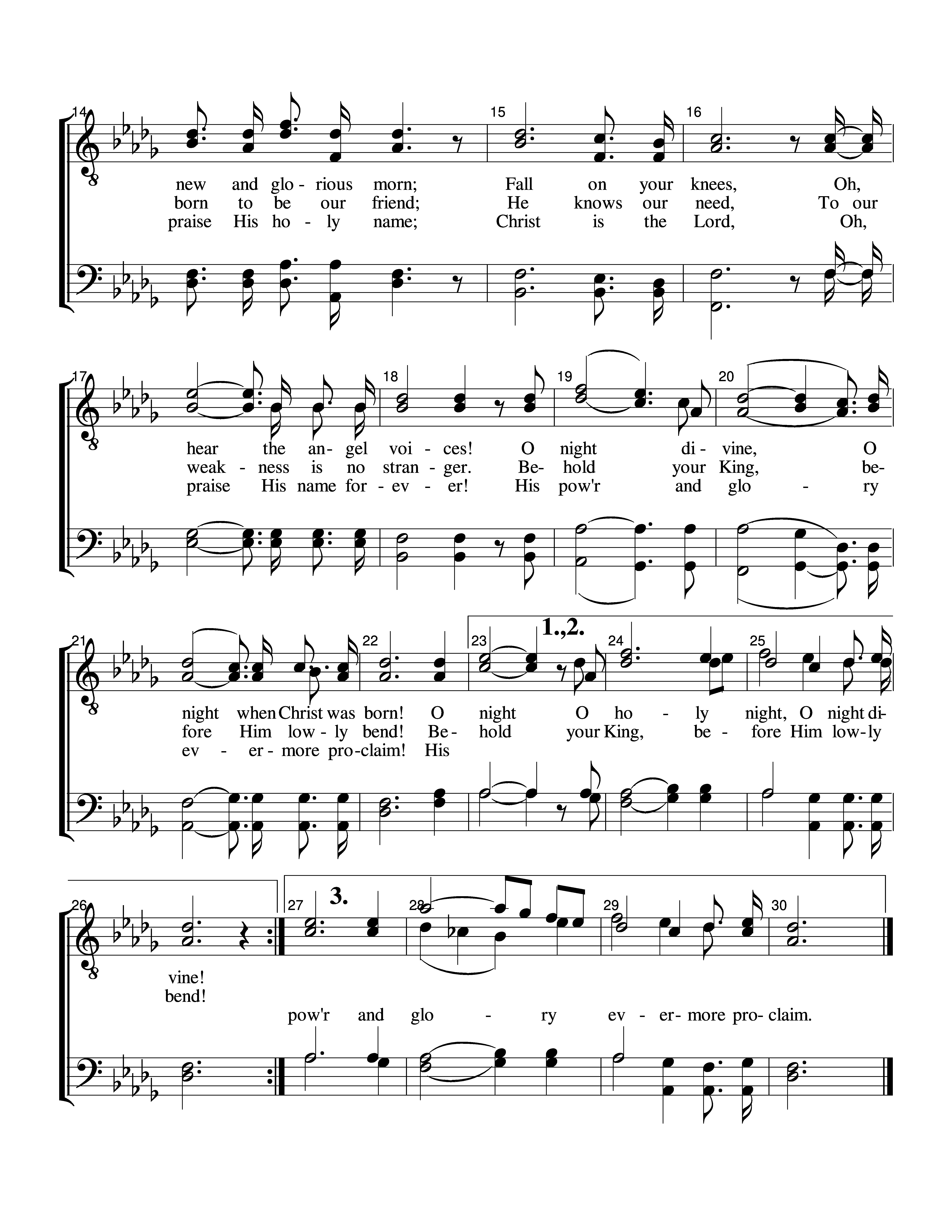 O Holy Night page 2