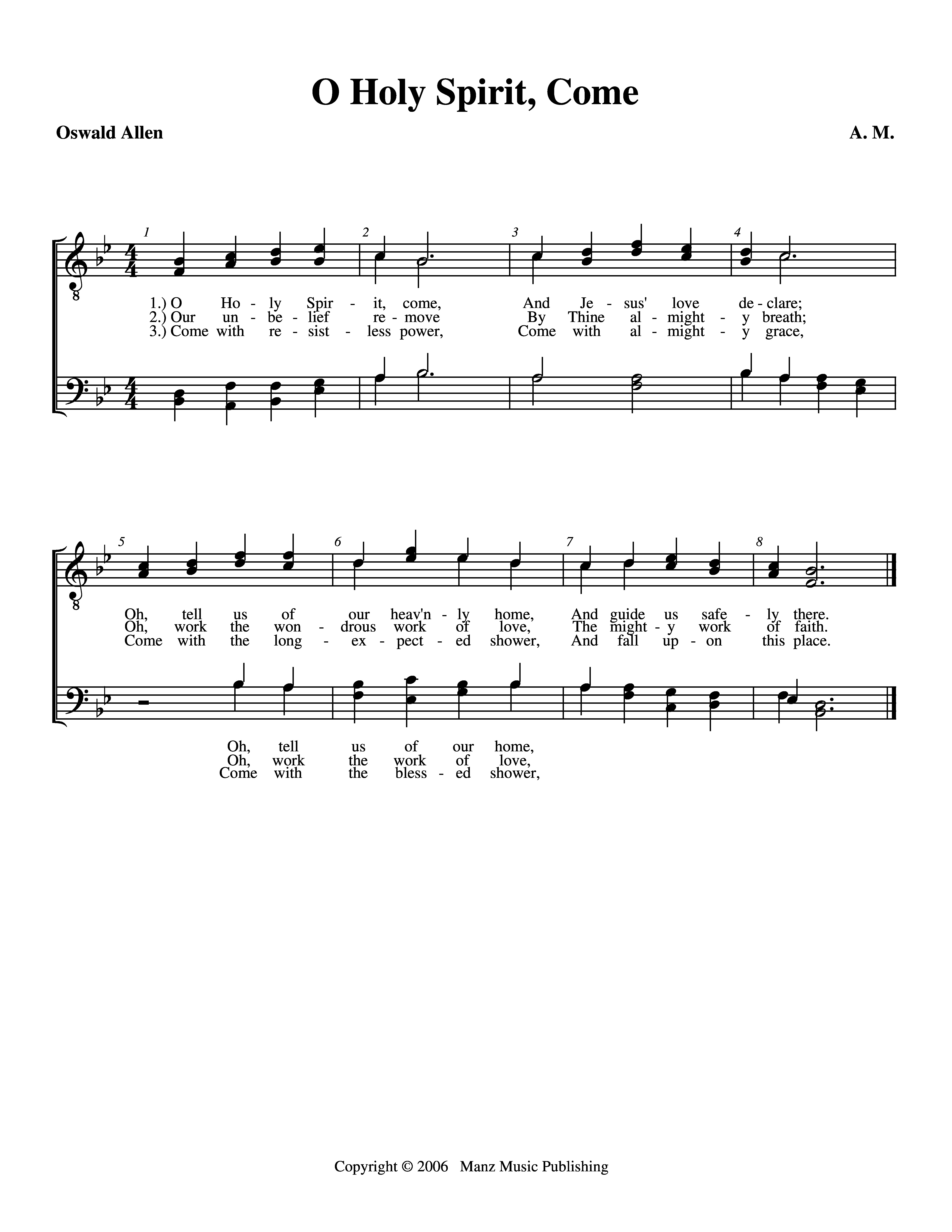 O Holy Spirit, Come