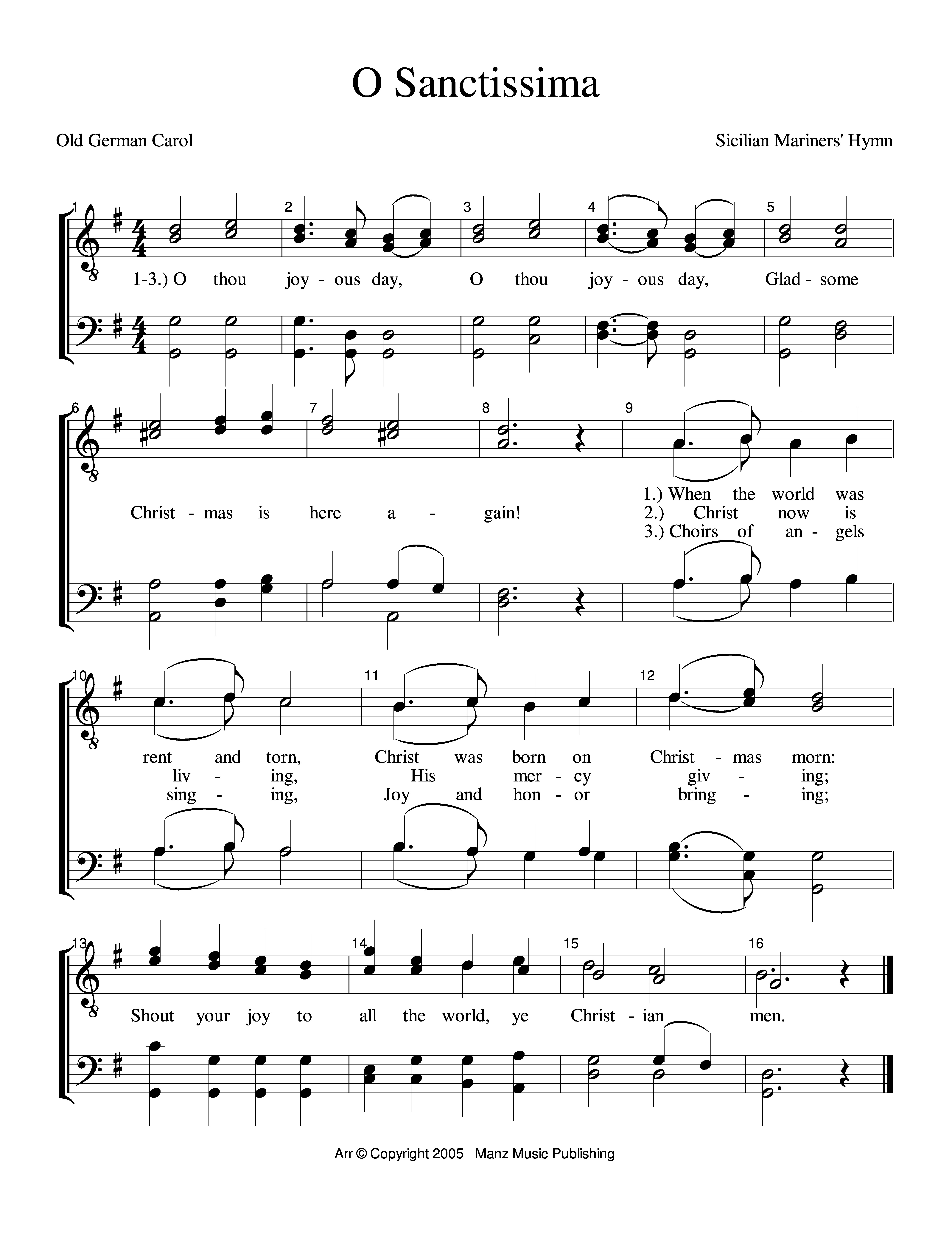 O Sanctissima