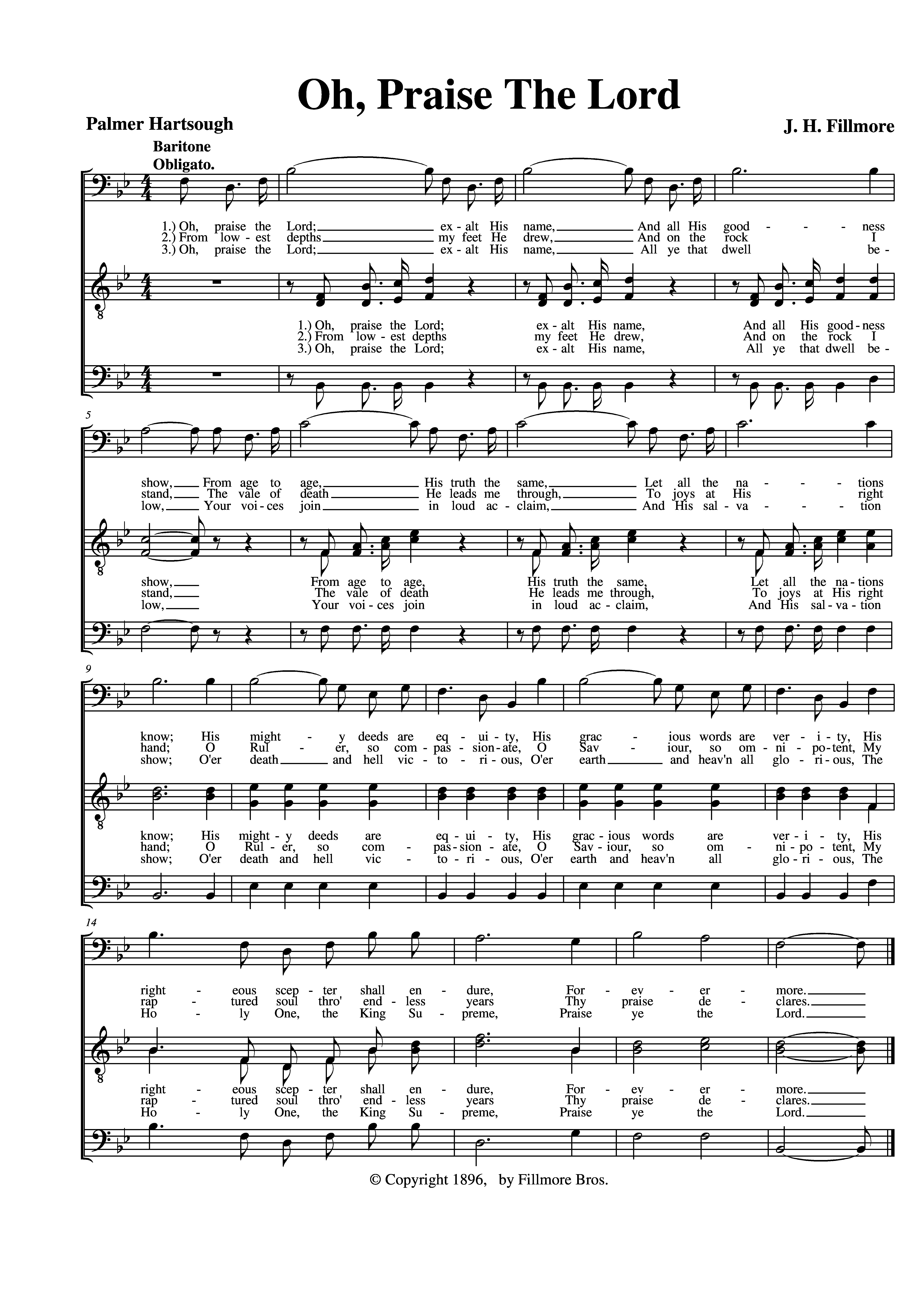 Oh, Praise The Lord
