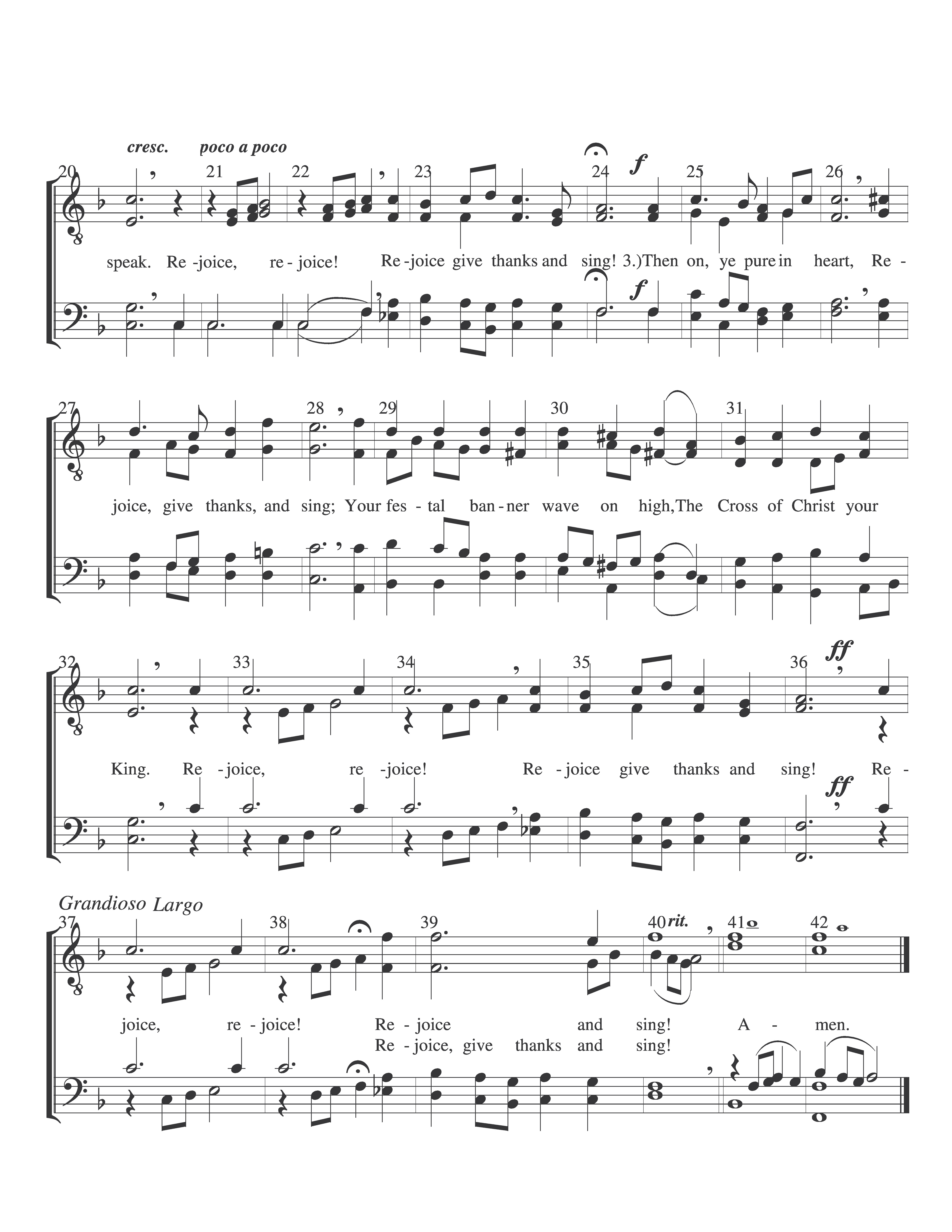 Rejoice, Ye Pure In Heart page 2