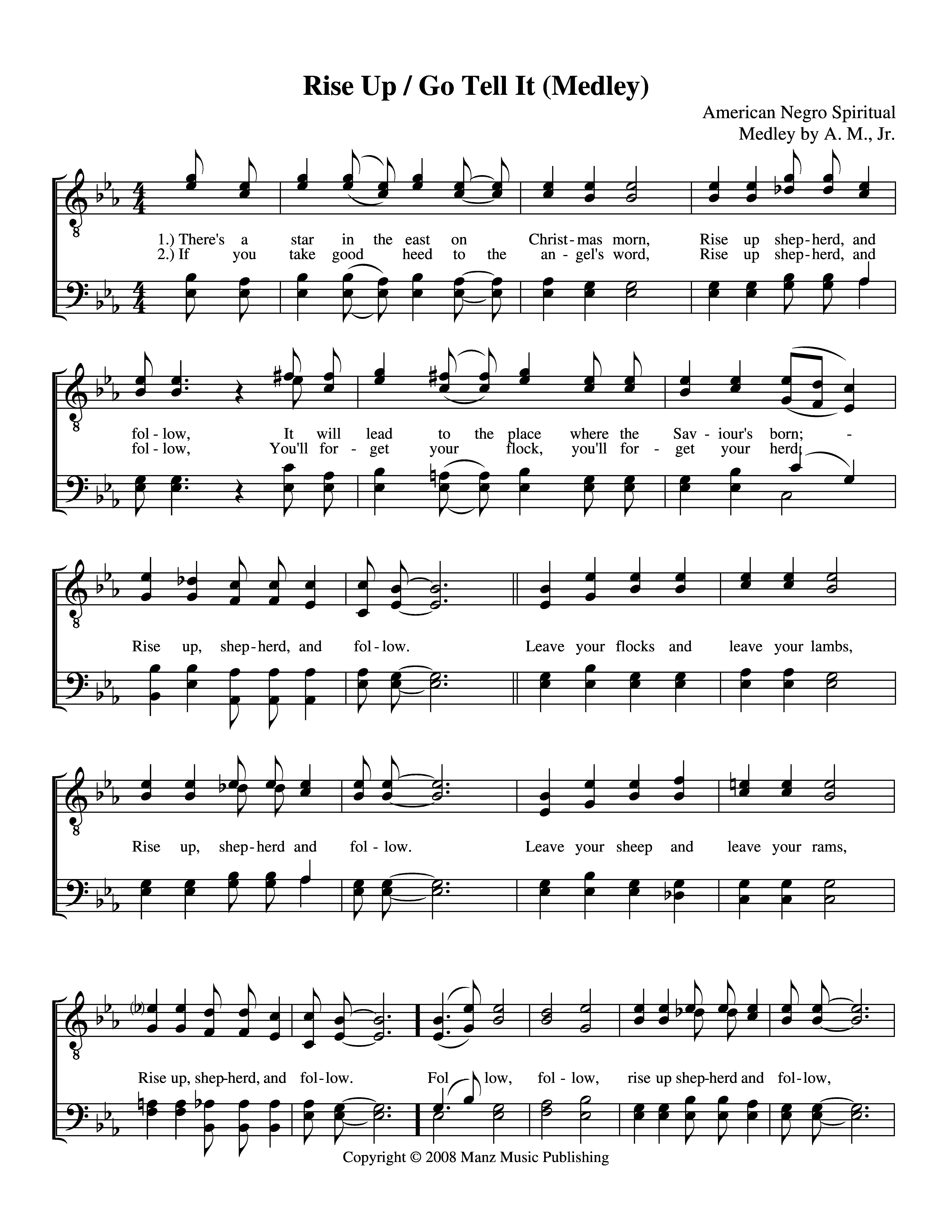 Rise Up - Go Tell It (Medley)