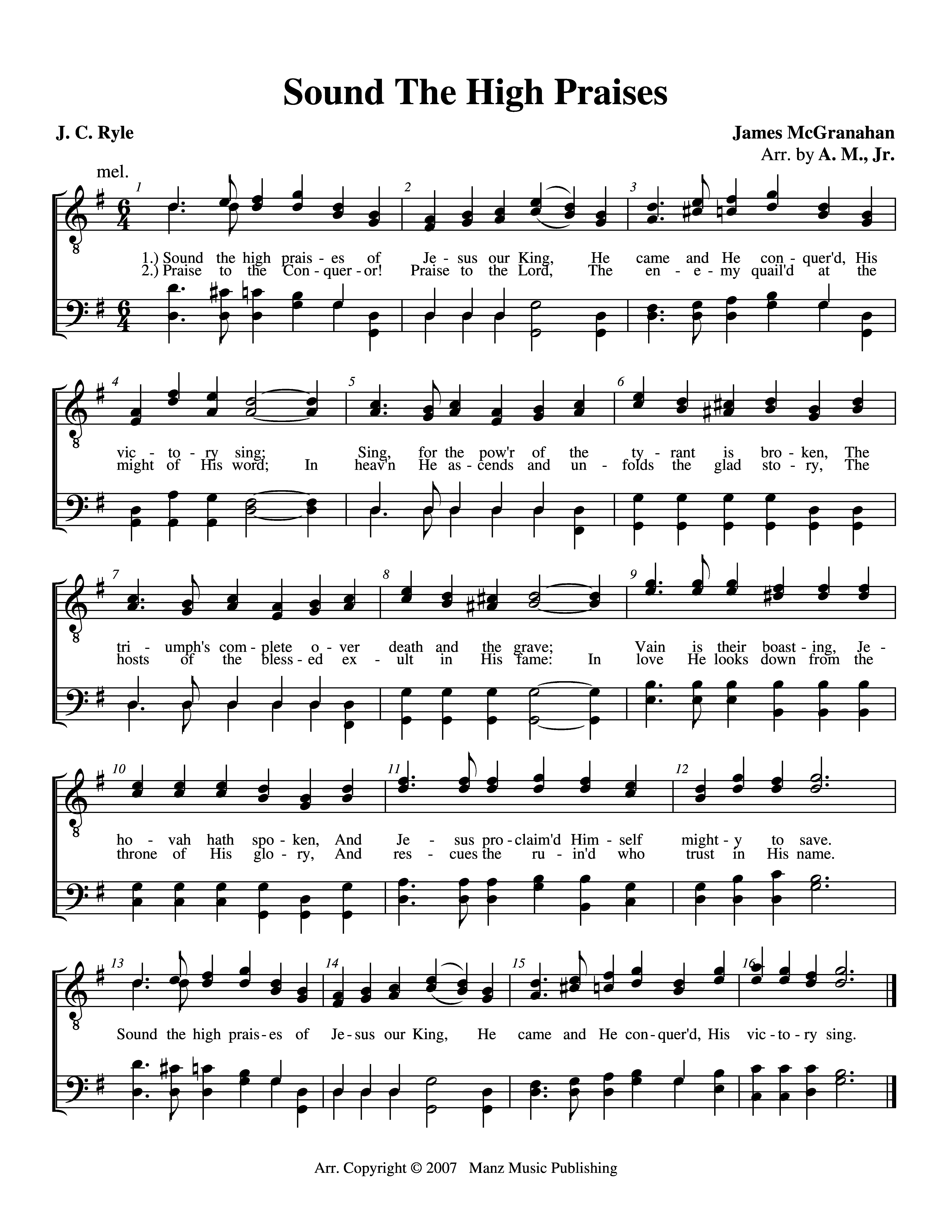Sound The High Praises