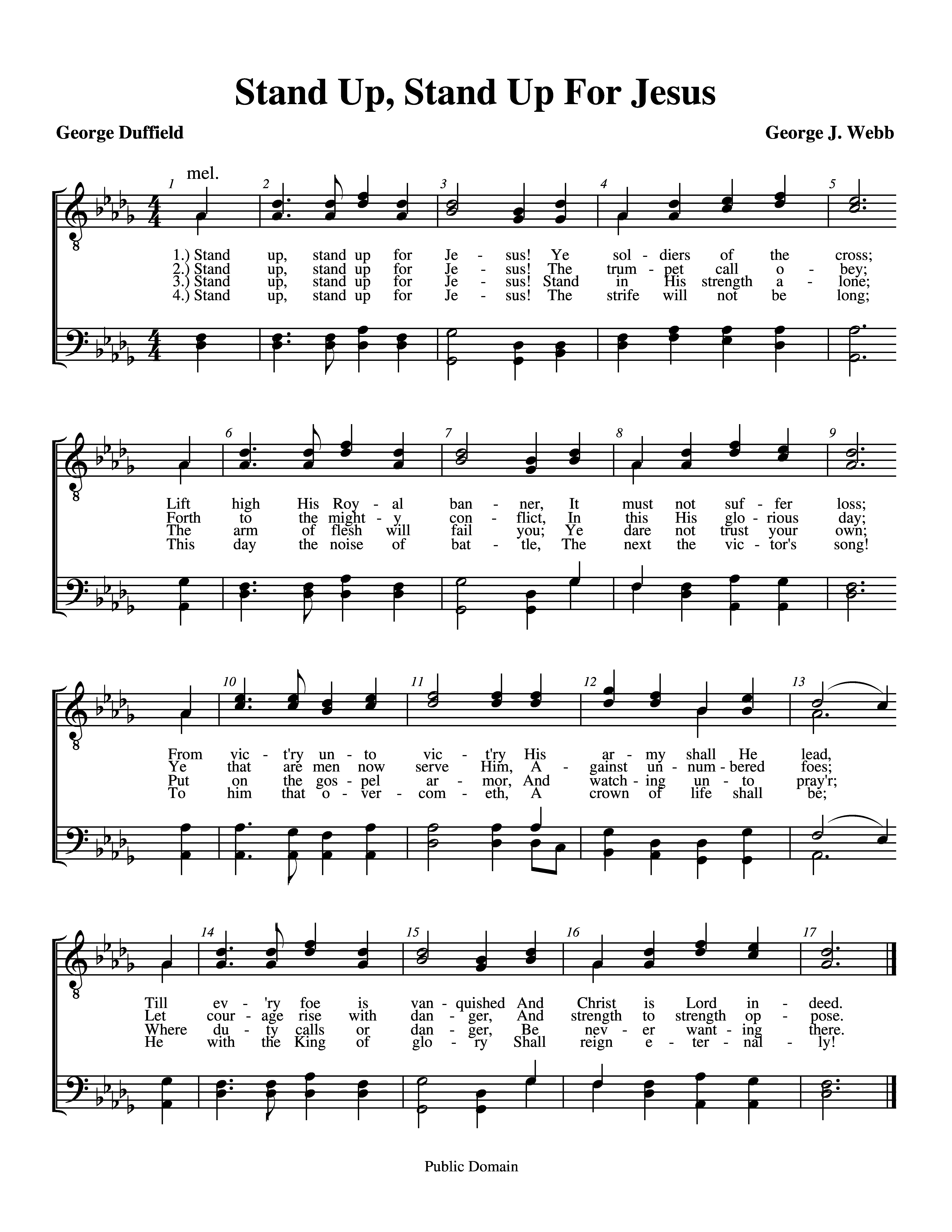 Stand Up, Stand Up For Jesus - 2