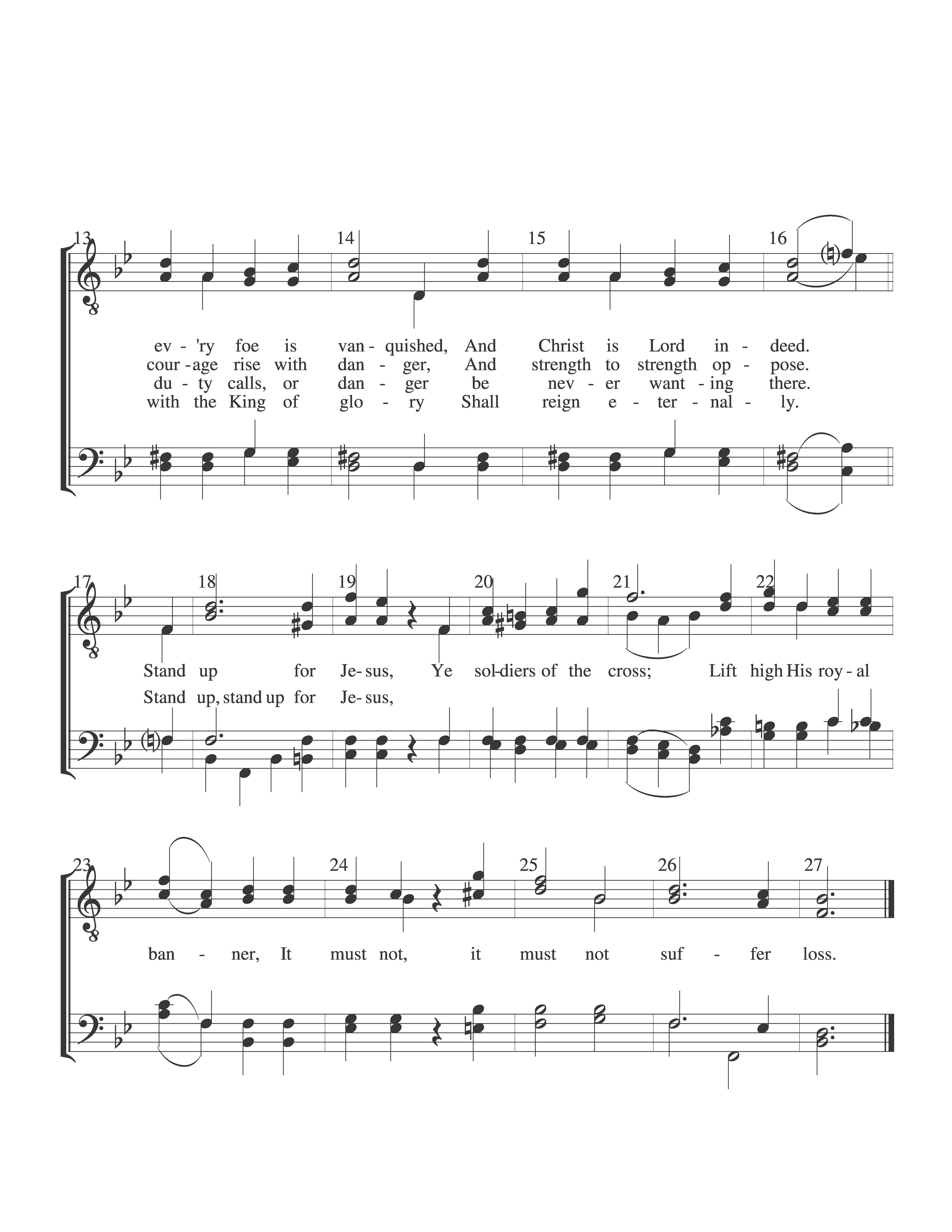 Stand Up, Stand Up For Jesus (Geibel) page 2