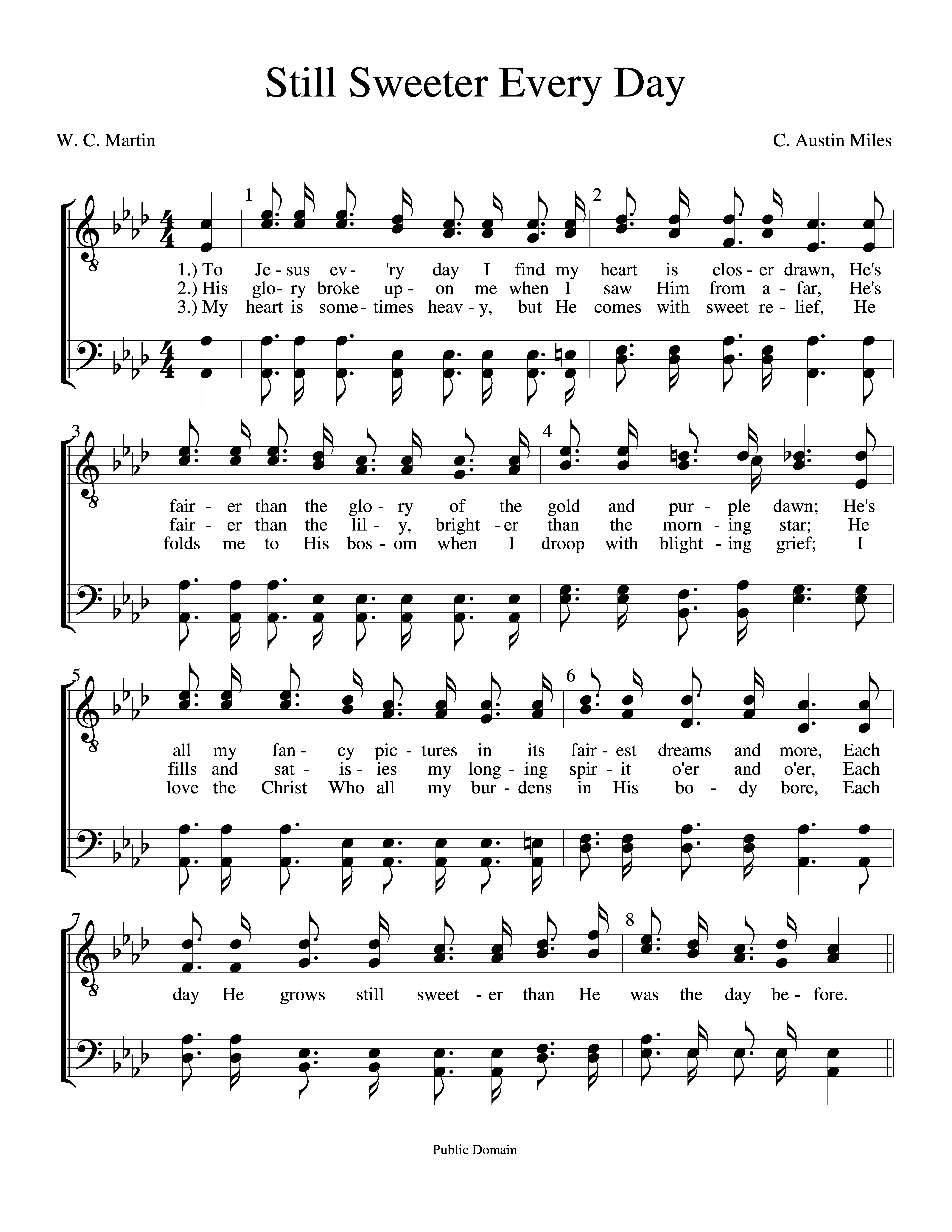 Still Sweeter Every Day page 1