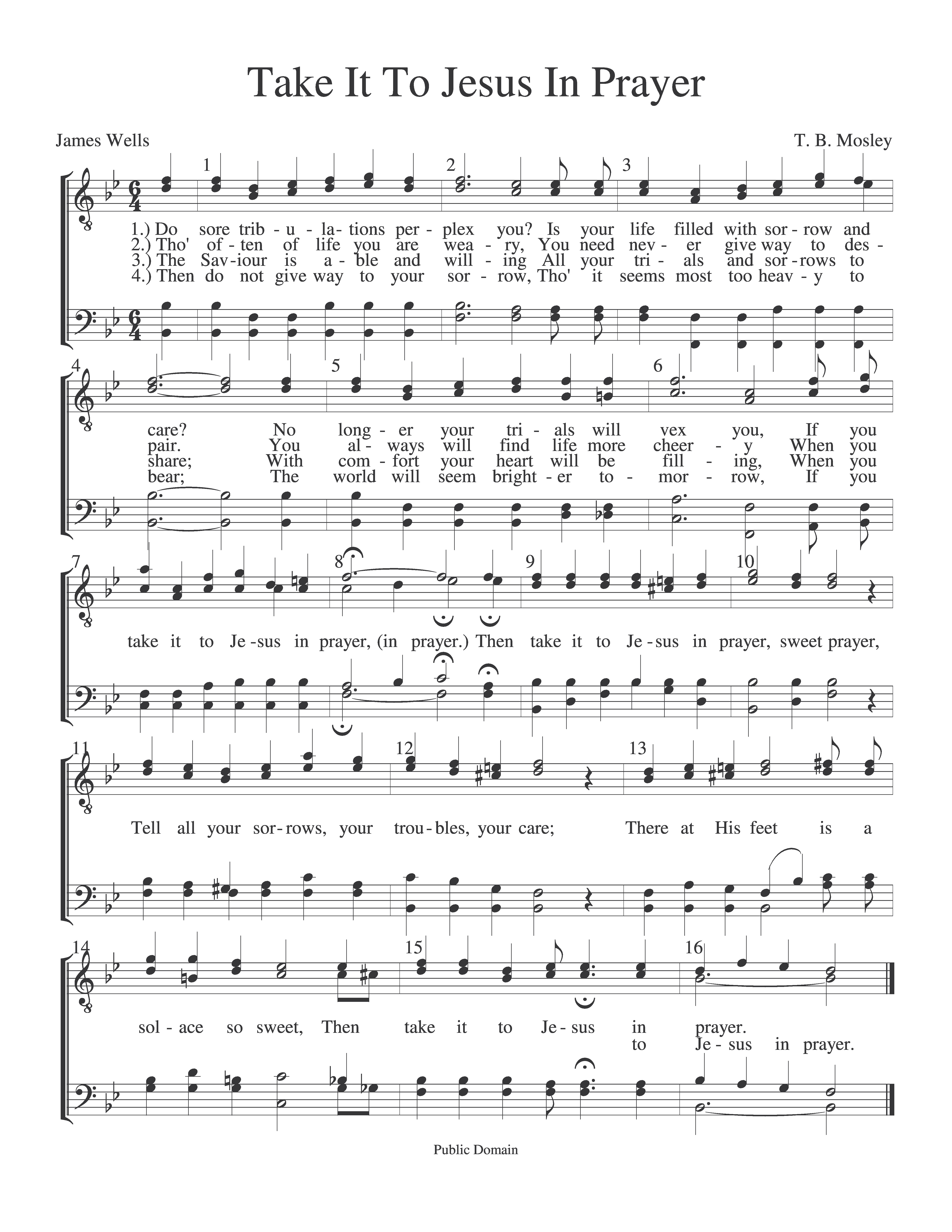 Take It To Jesus In Prayer