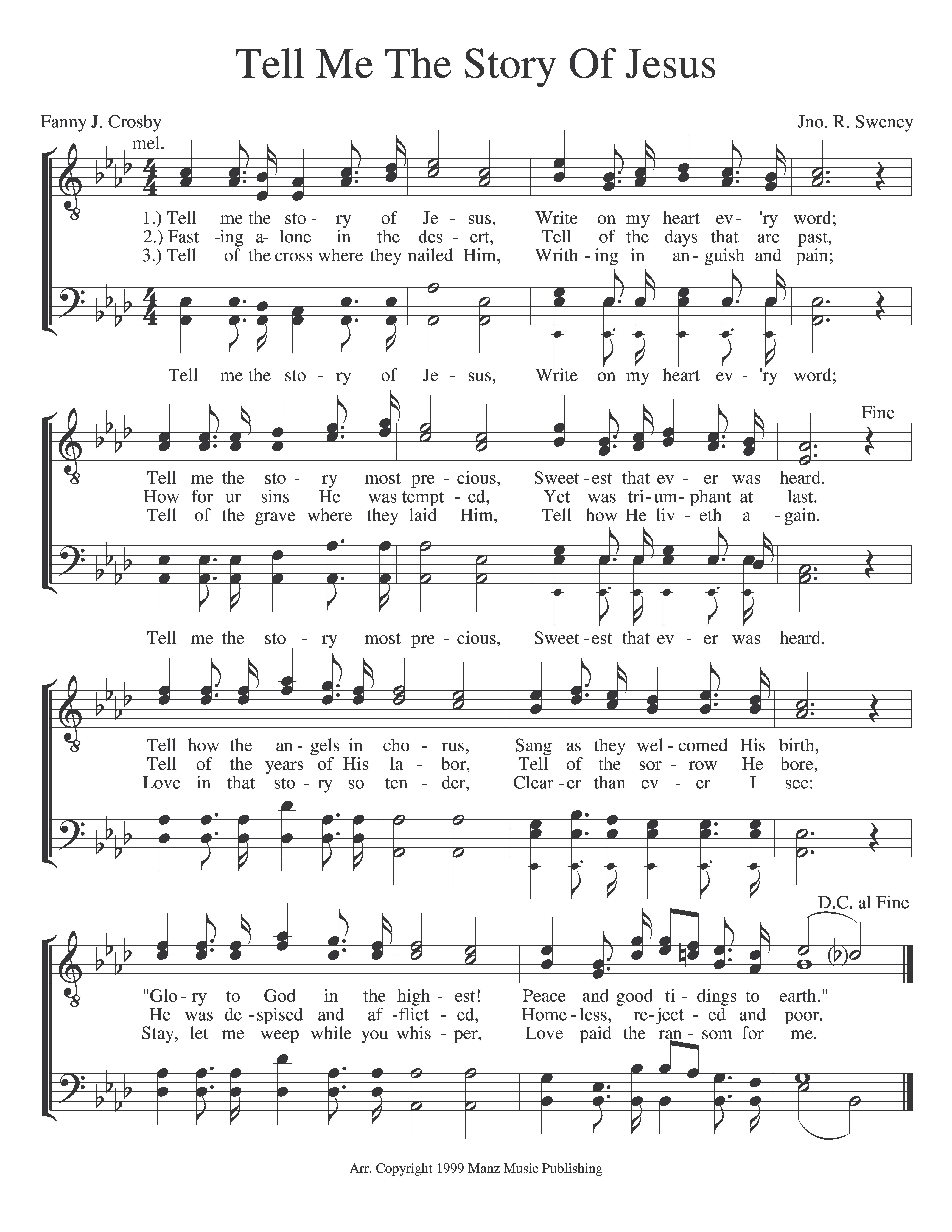 Tell Me The Story Of Jesus