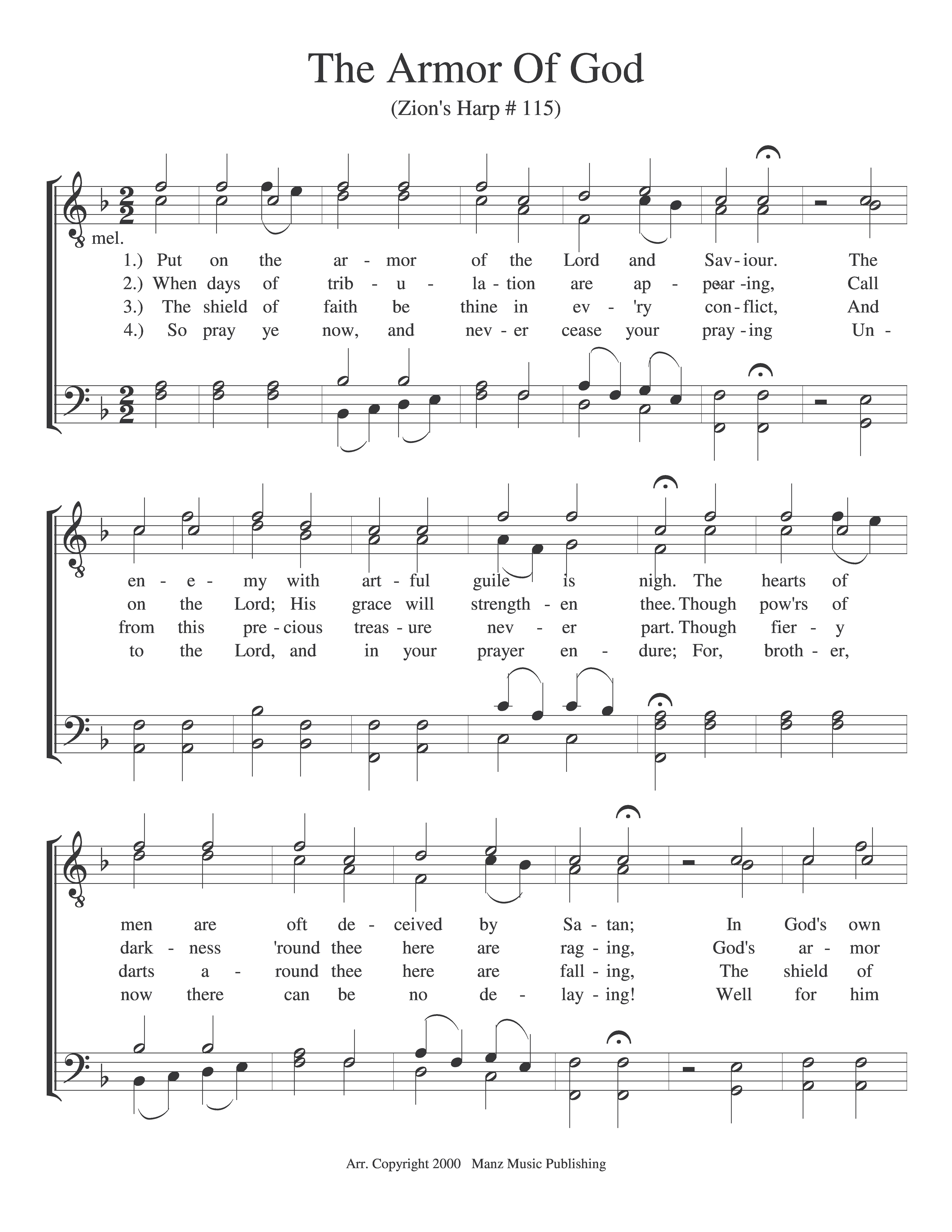 The Armor Of God page 1