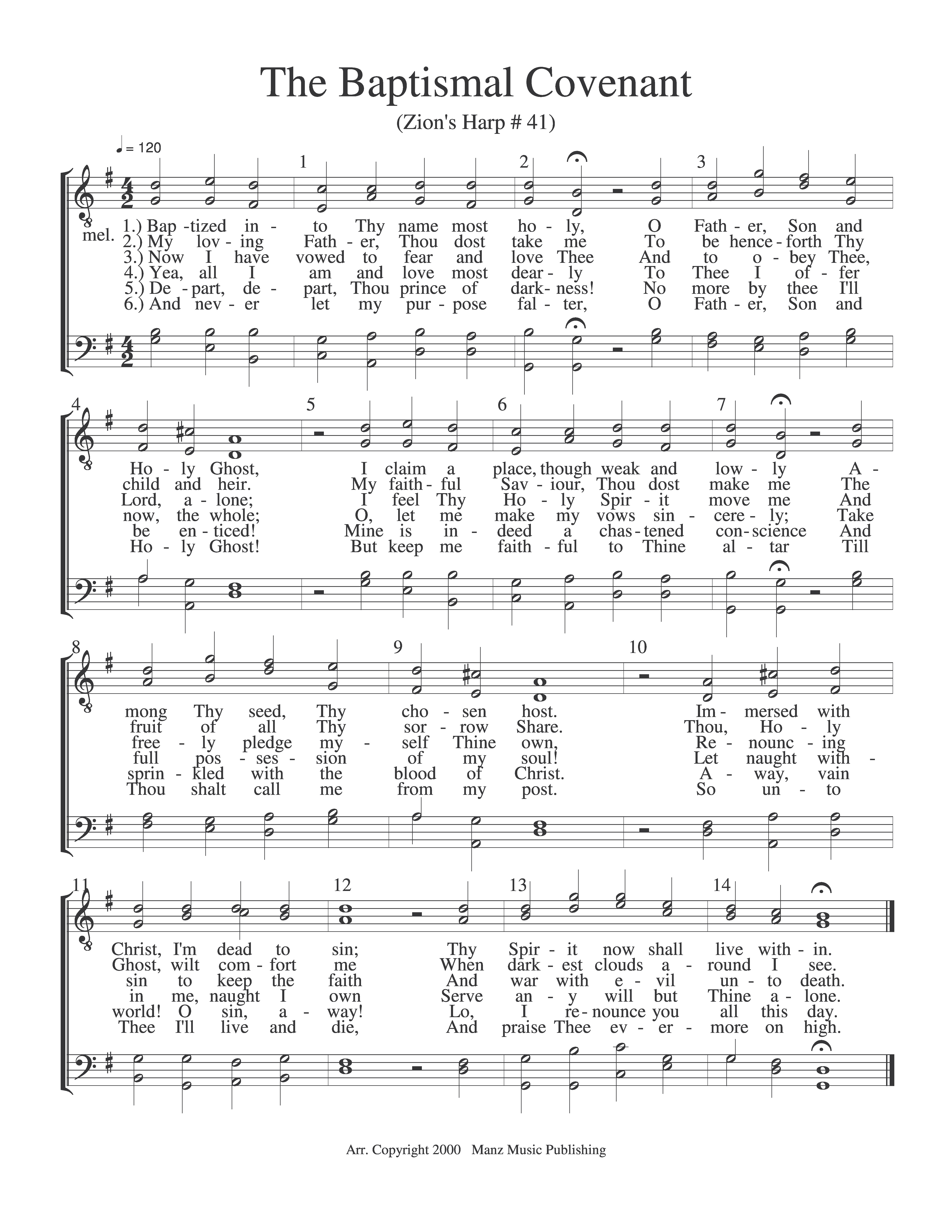 The Baptismal Covenant